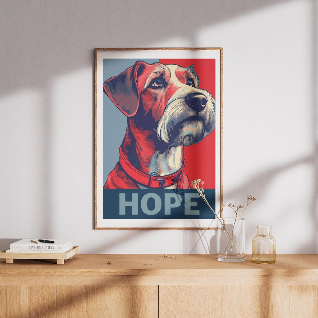 Irish Terrier HOPE Series Inspired by the Obama Poster image 8
