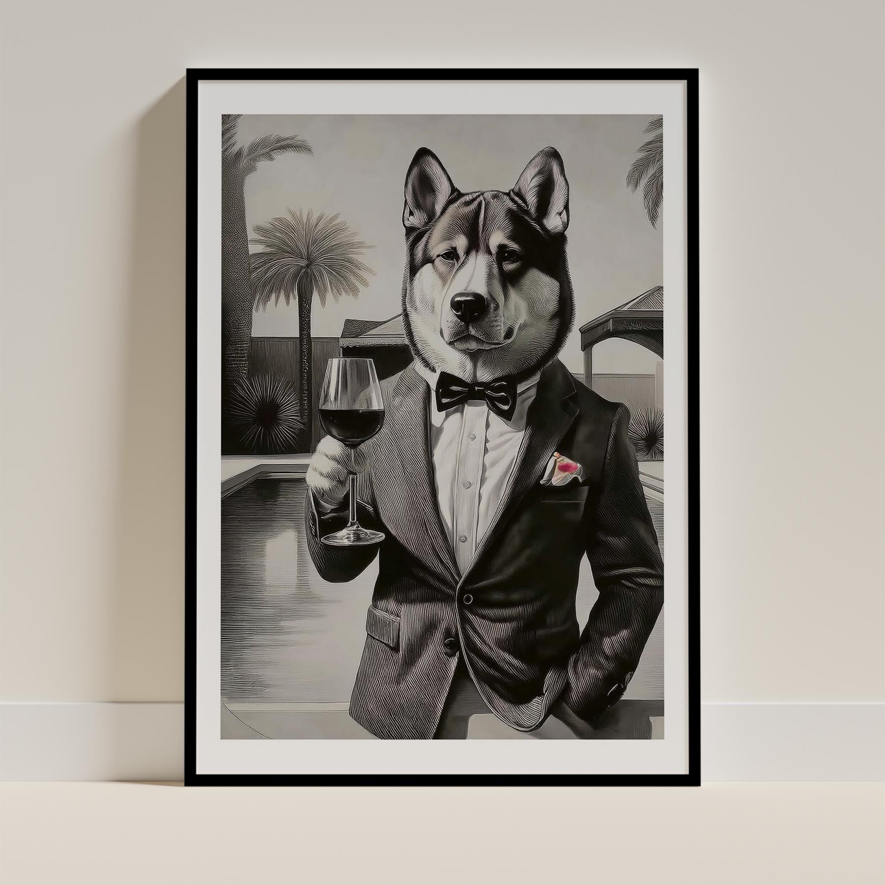 Alaskan Malamute Dog Art Print Unframed Vol 1 | 11 Unique Designs | Wall Art Gift for Dog Lovers - Image 7 | Dogsy & Co