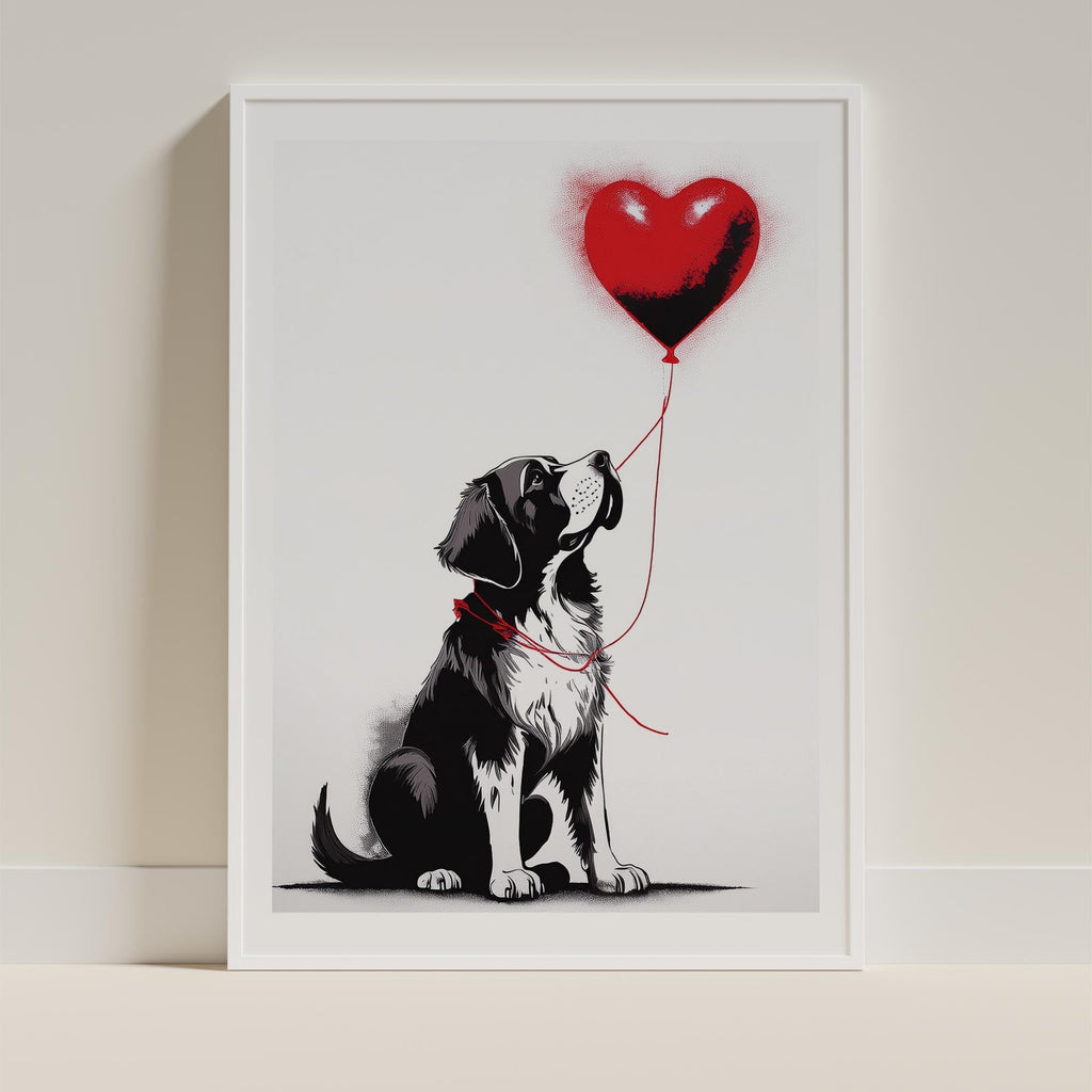 Saint Bernard DOGSY Series inspired by the Art of Banksy image 9