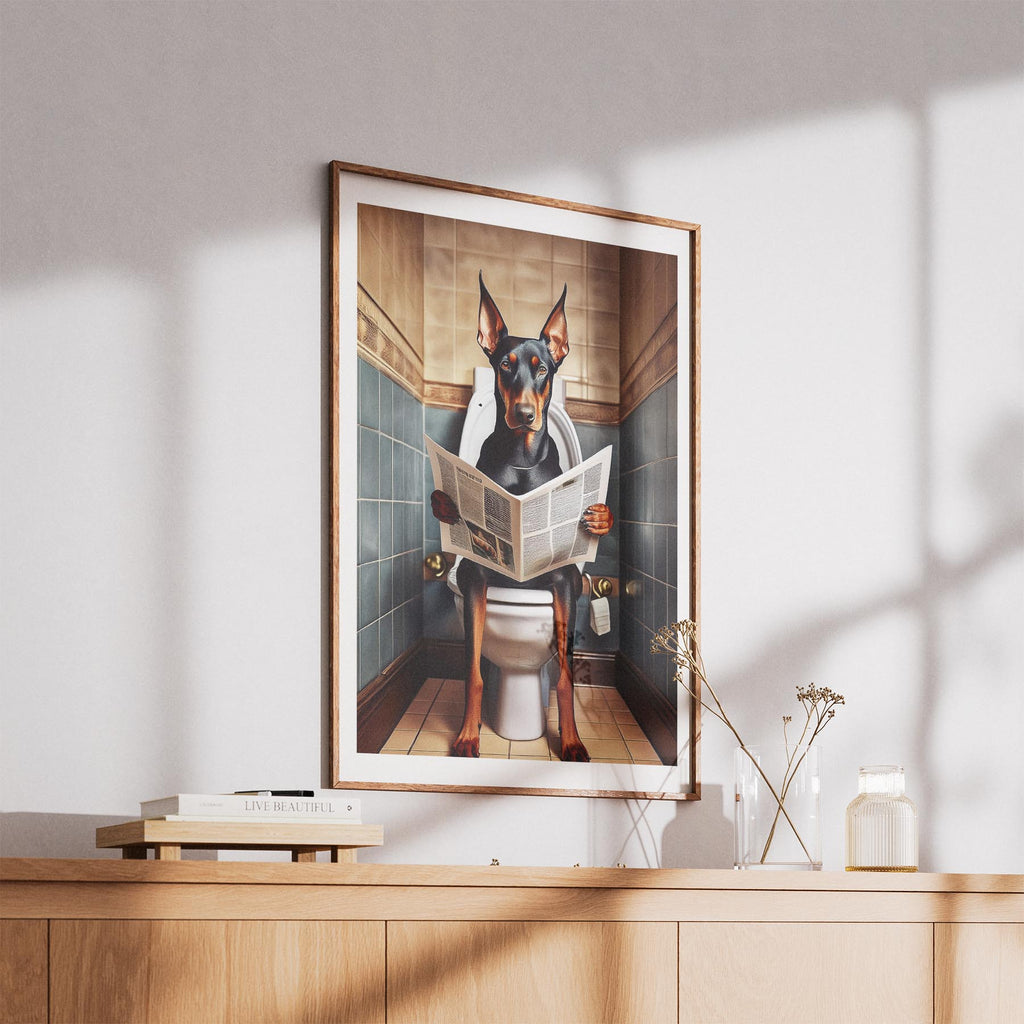 Dobermann Toilet Humour Dog Series 3 image 5
