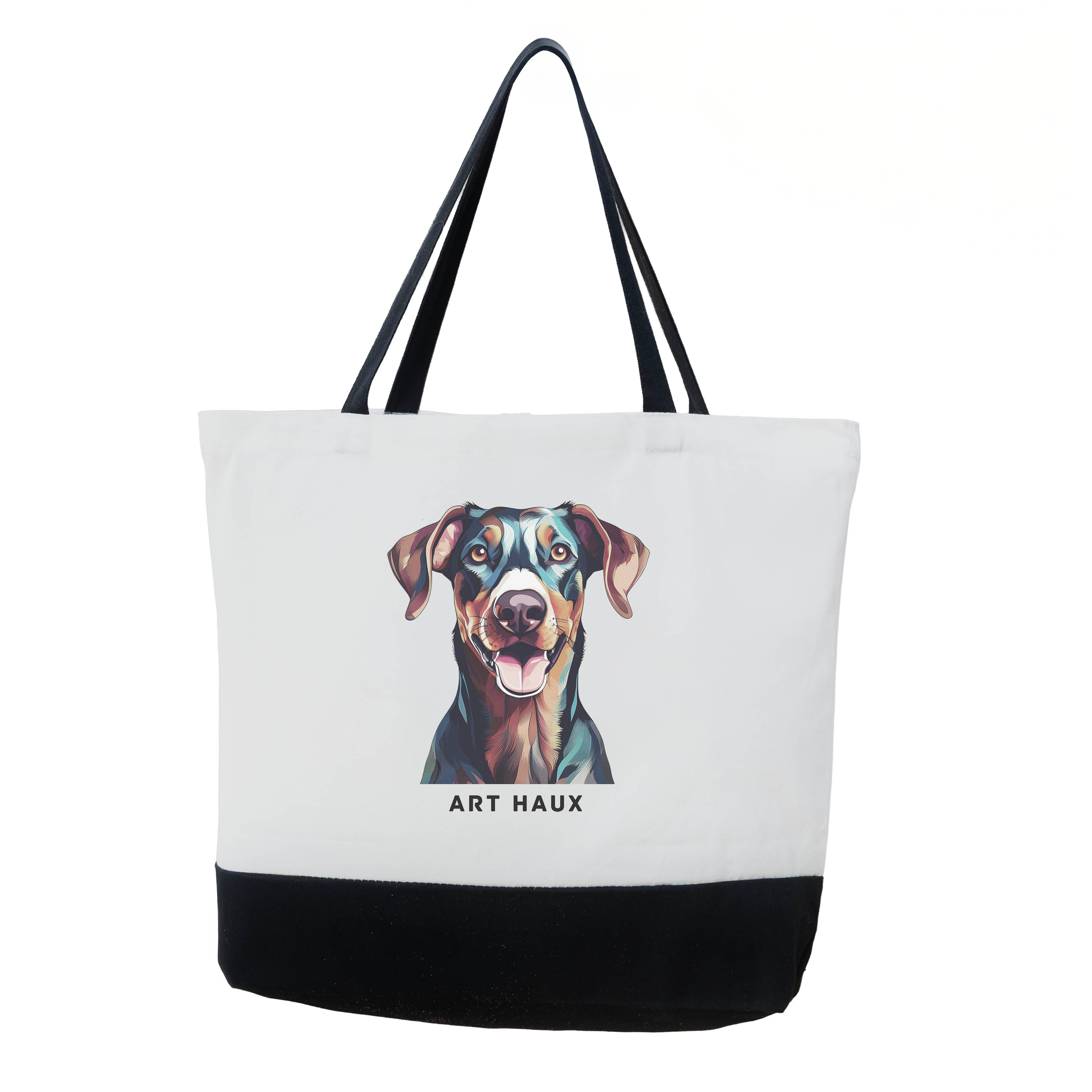 Doberman Chic Graphic Art Bag image 0