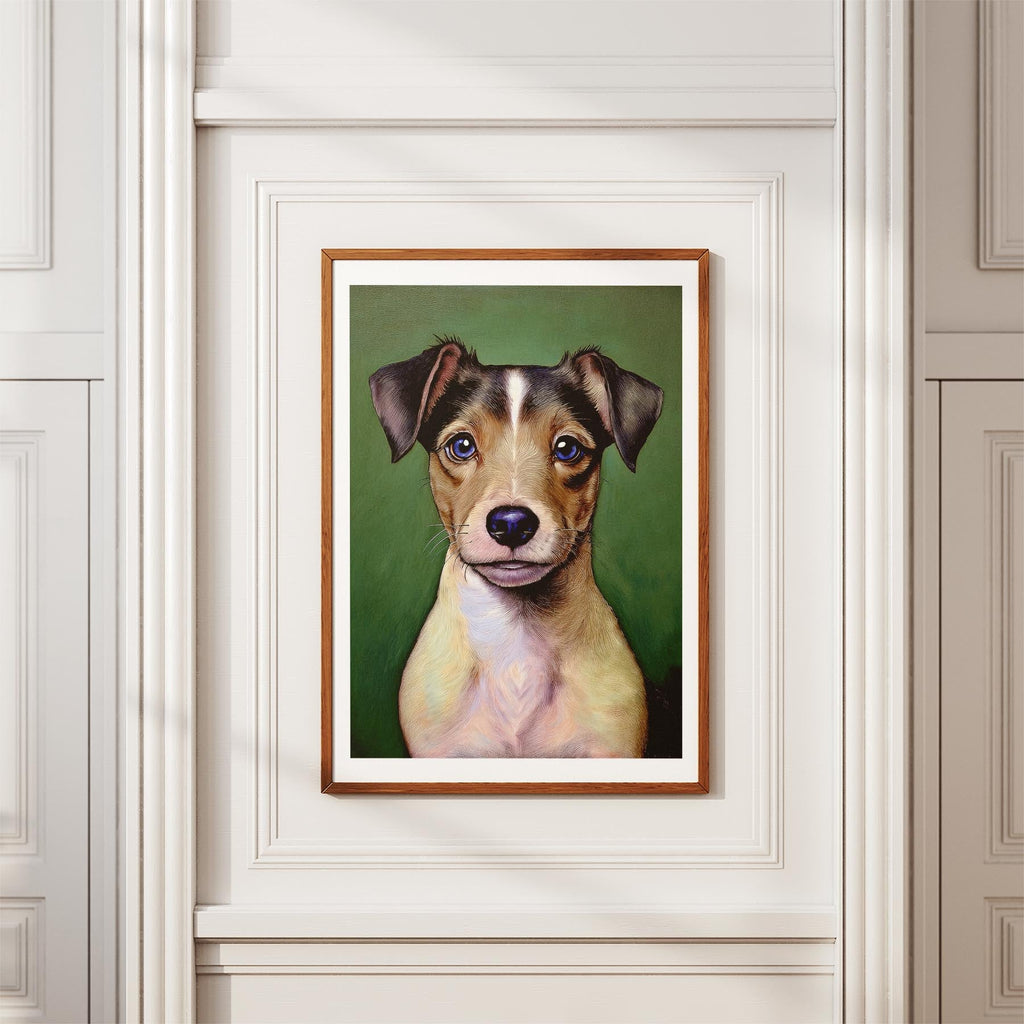 Jack Russell Green Painted Series image 3