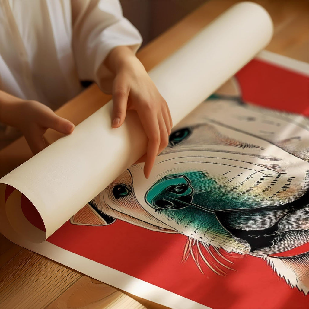 Shar Pei Red Dog Series image 1