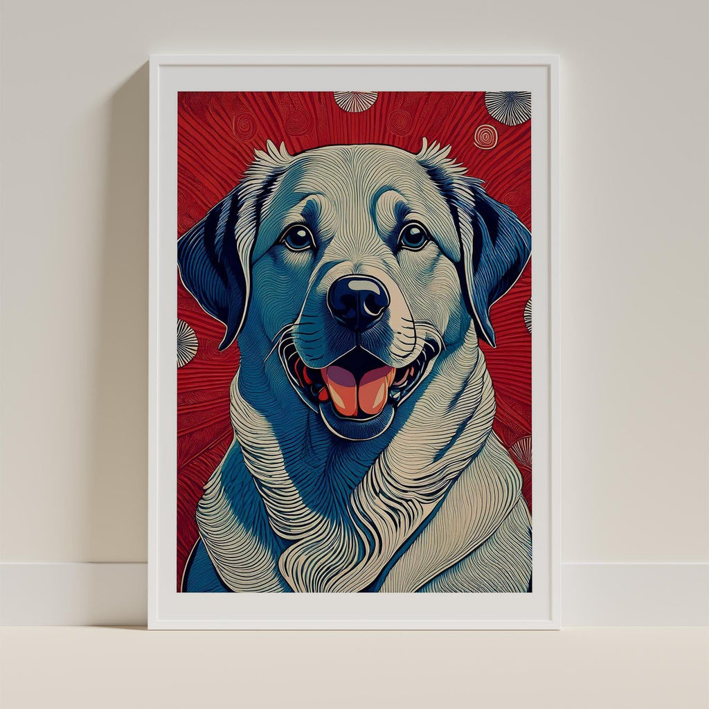 Labrador Retriever Hokusai Japanese Inspired Dog Series image 9