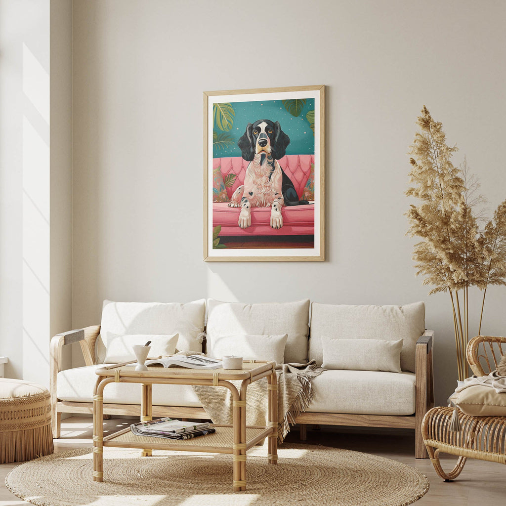 English Setter  Just Lounging Around image 1