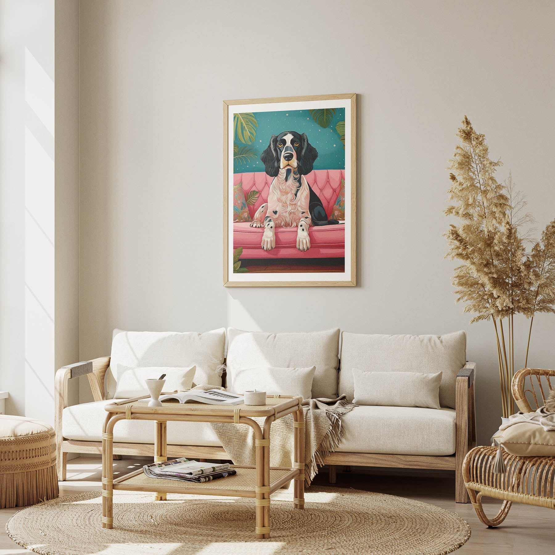 English Setter  Just Lounging Around image 1