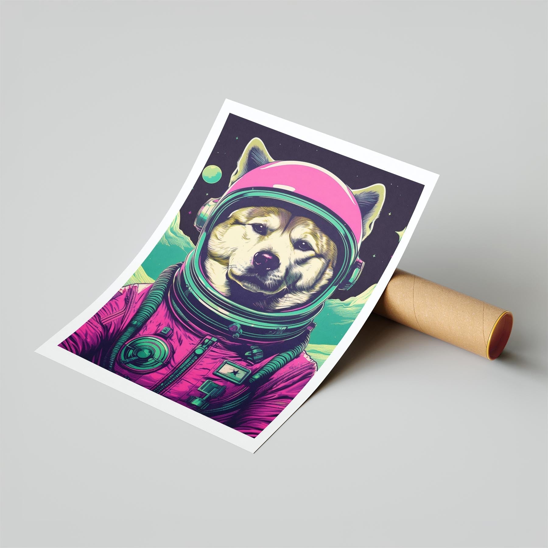 Akita Inu Space Dogs Series image 6