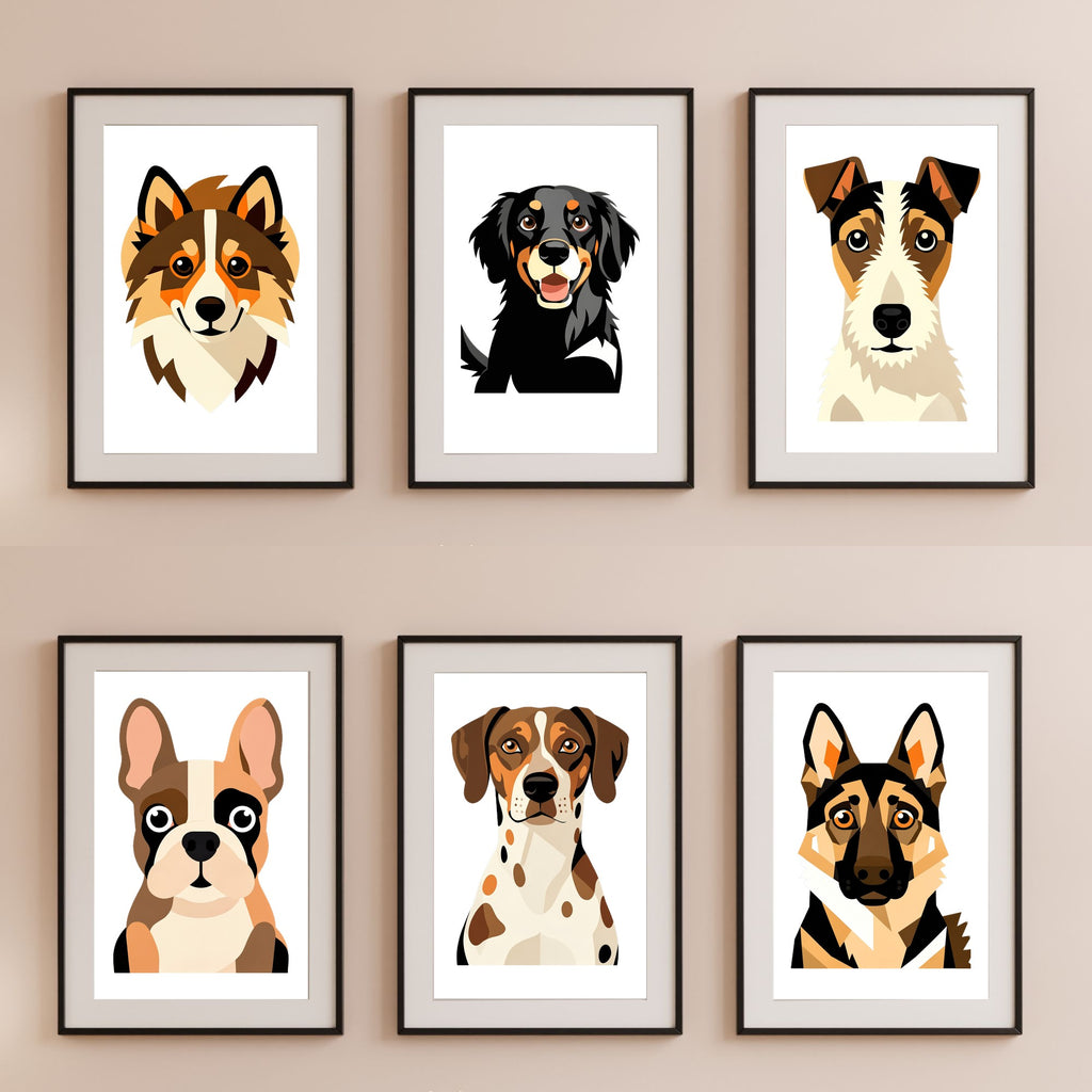 Bold Block Art Print - Framed Nursery Mockup