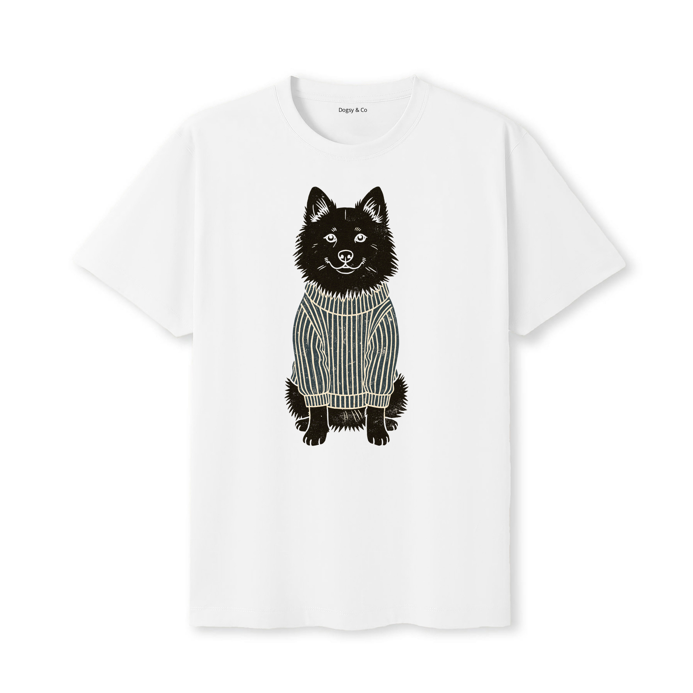 Finnish Lapphund Jumper Dog T-Shirt - White