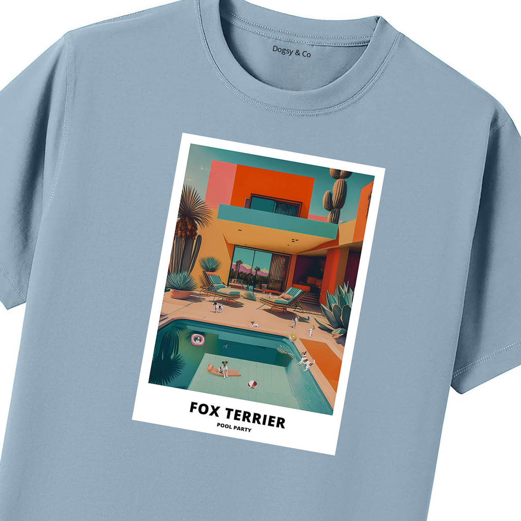 Fox Terrier Pool Party T-shirt