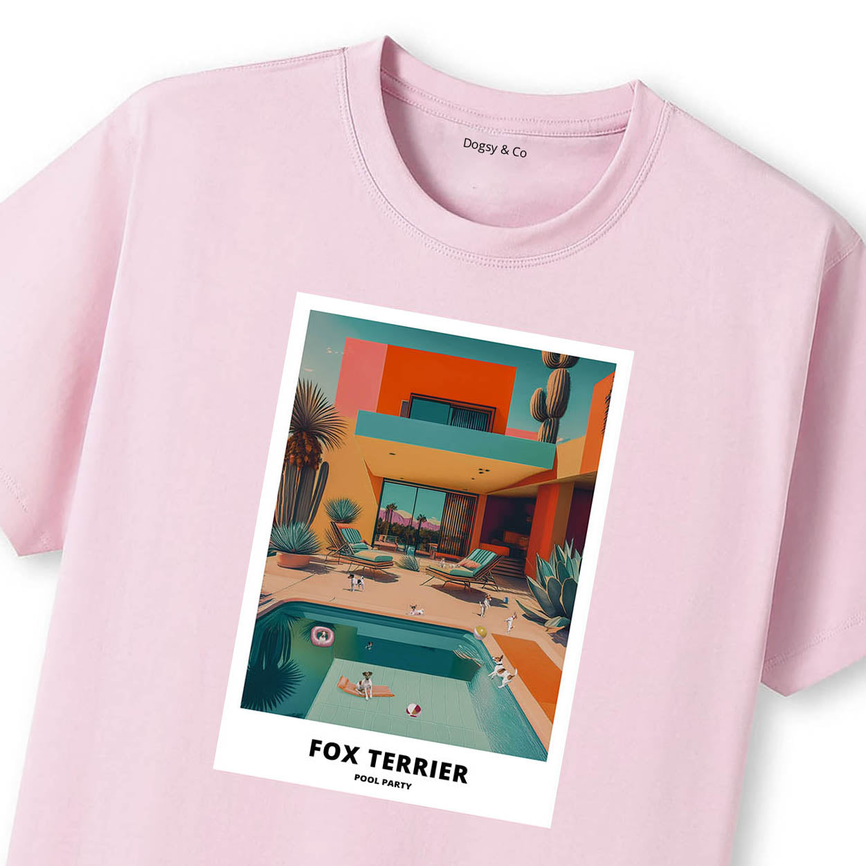 Fox Terrier Pool Party T-shirt