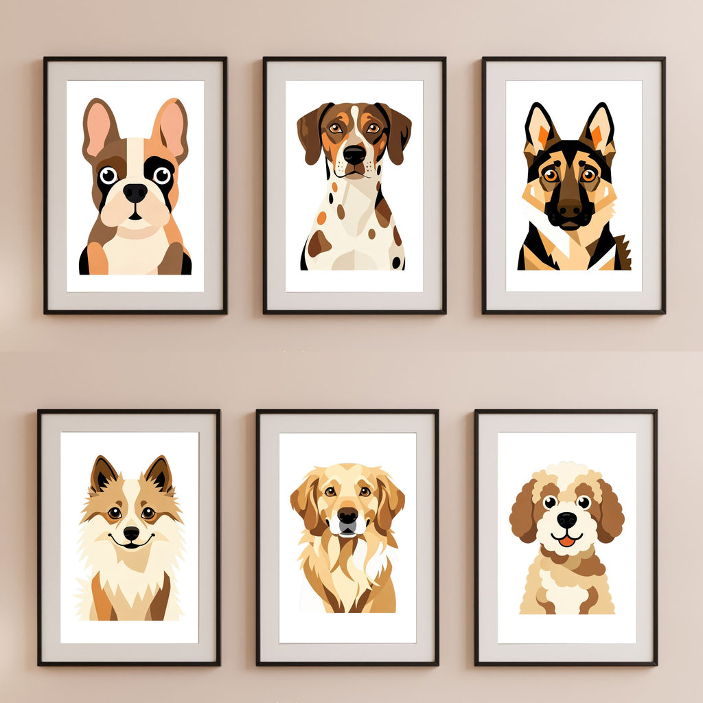 Bold Block Art Print - Framed Nursery Mockup