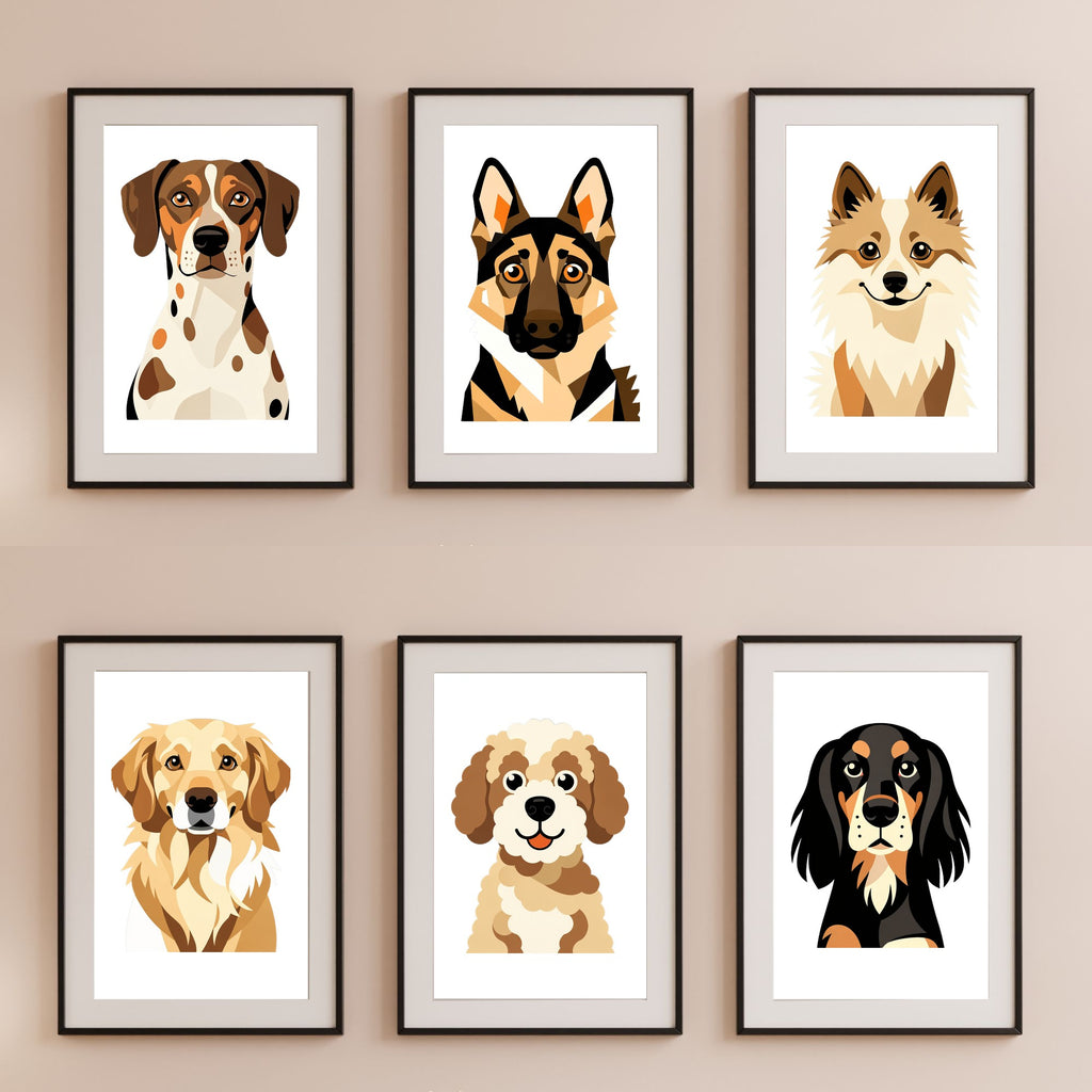 Bold Block Art Print - Framed Nursery Mockup