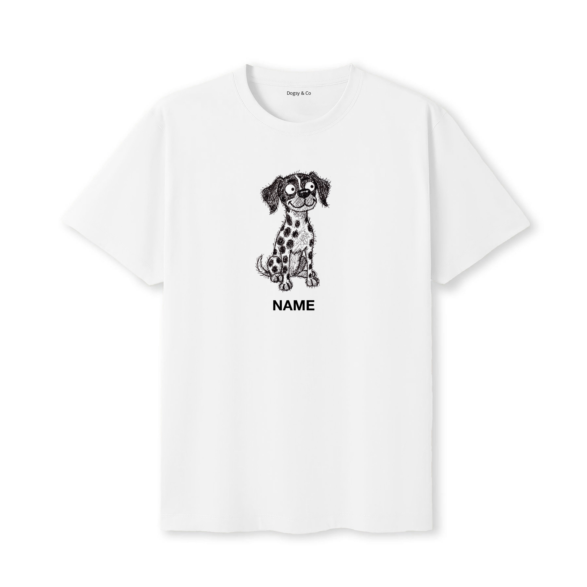 German Pointer Scraggy Dog Custom - White