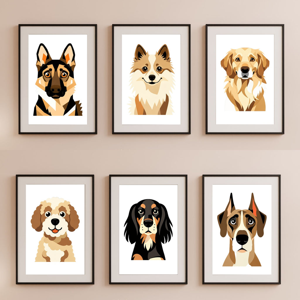 Bold Block Art Print - Framed Nursery Mockup