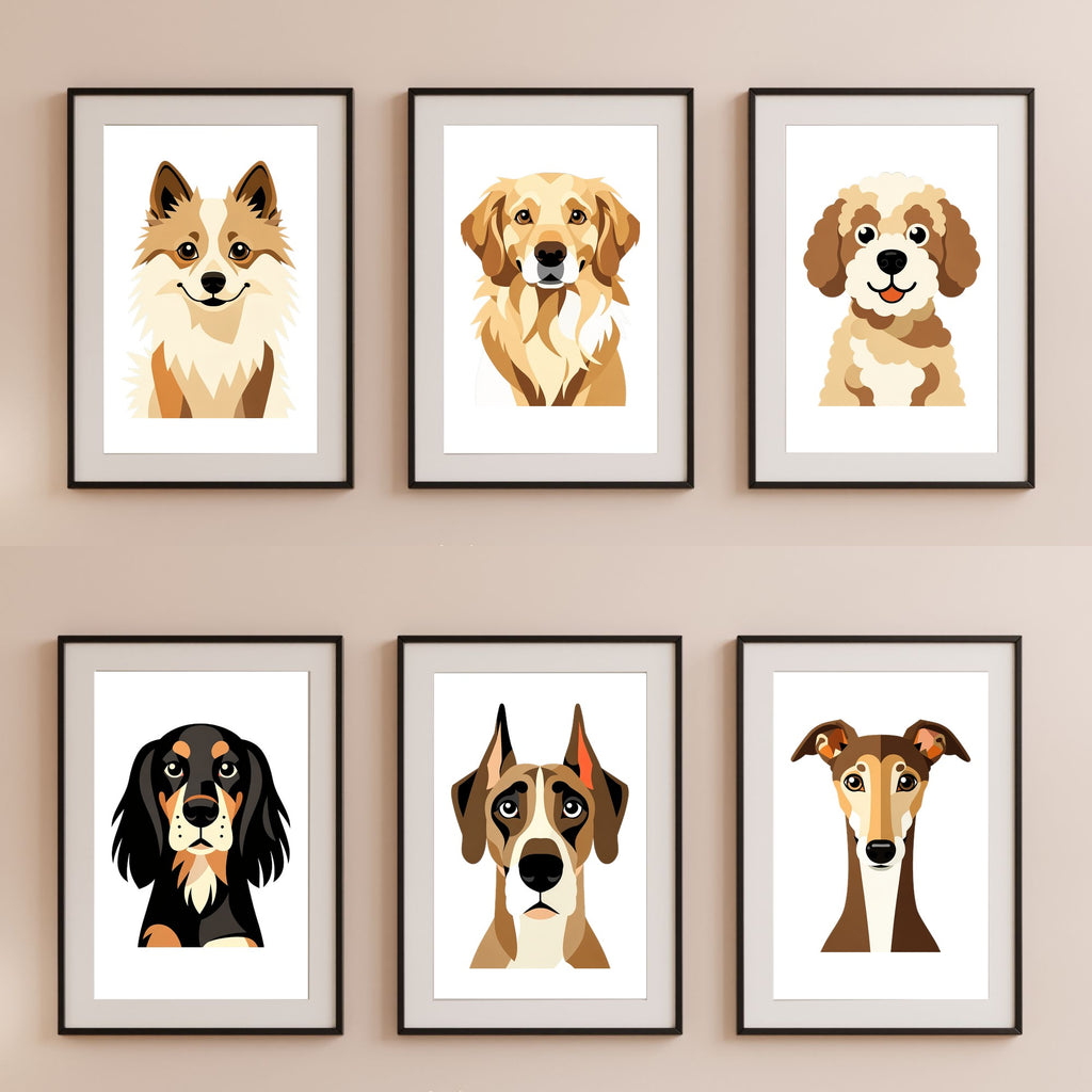Bold Block Art Print - Framed Nursery Mockup