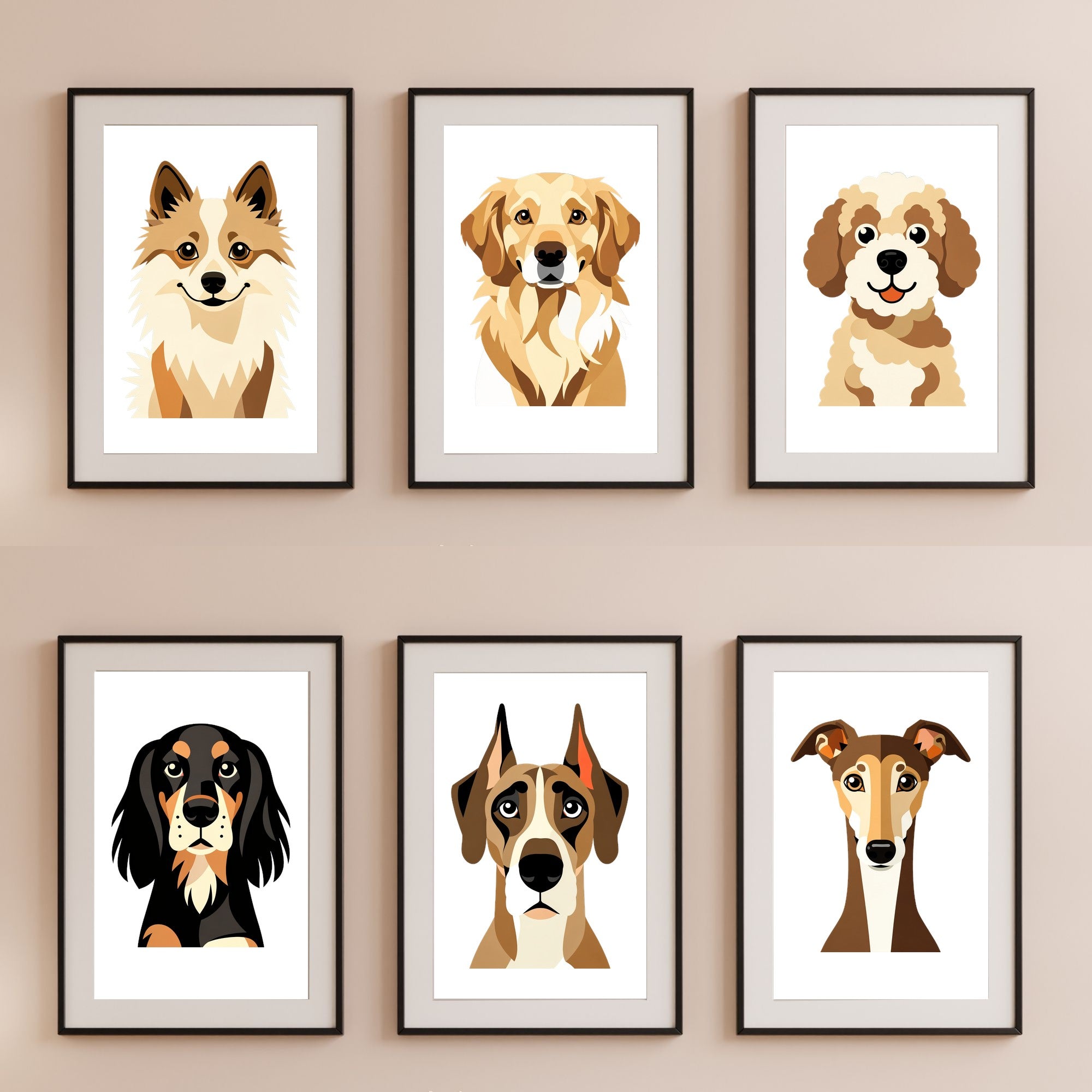 Bold Block Art Print - Framed Nursery Mockup