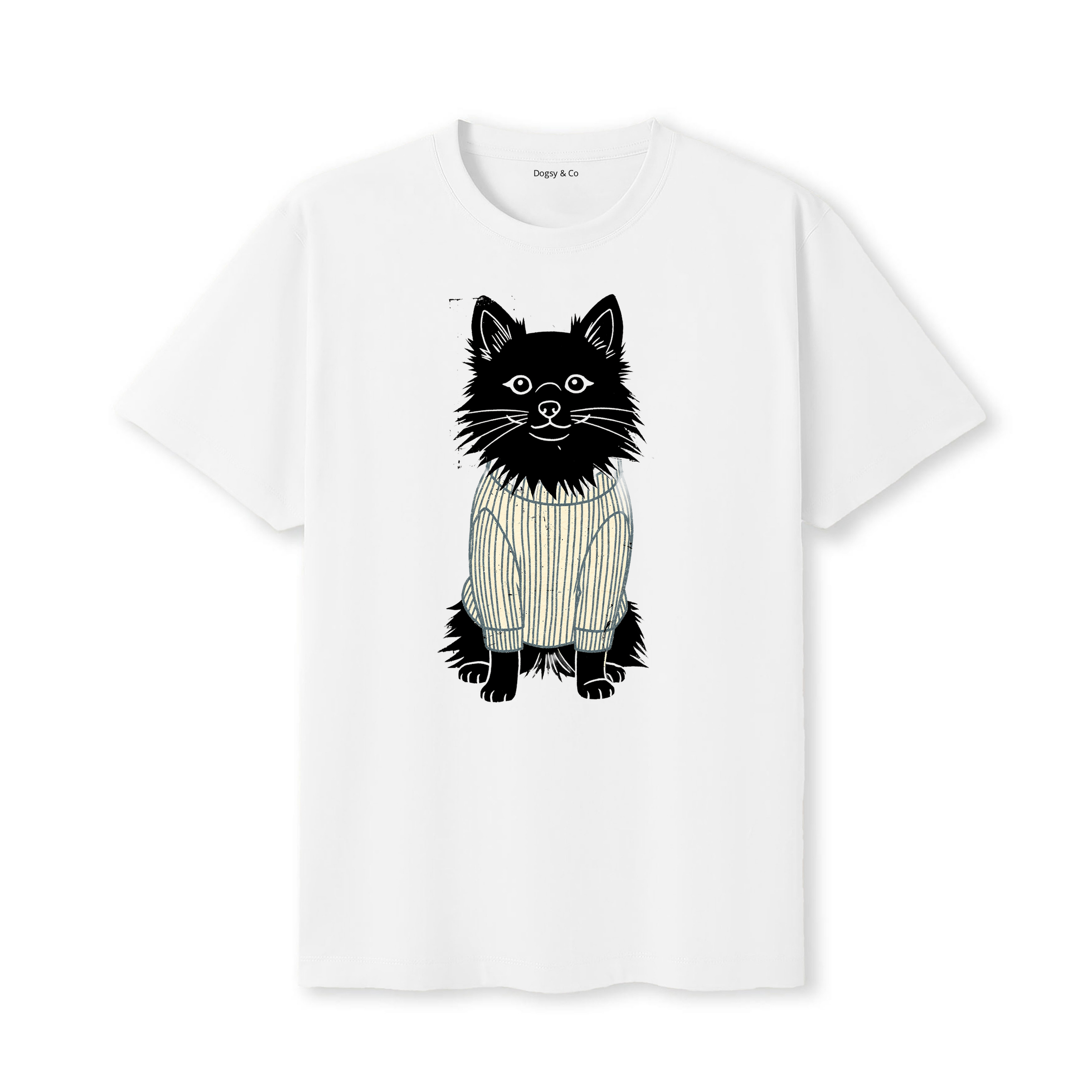 German Spitz Jumper Dog T-Shirt - White