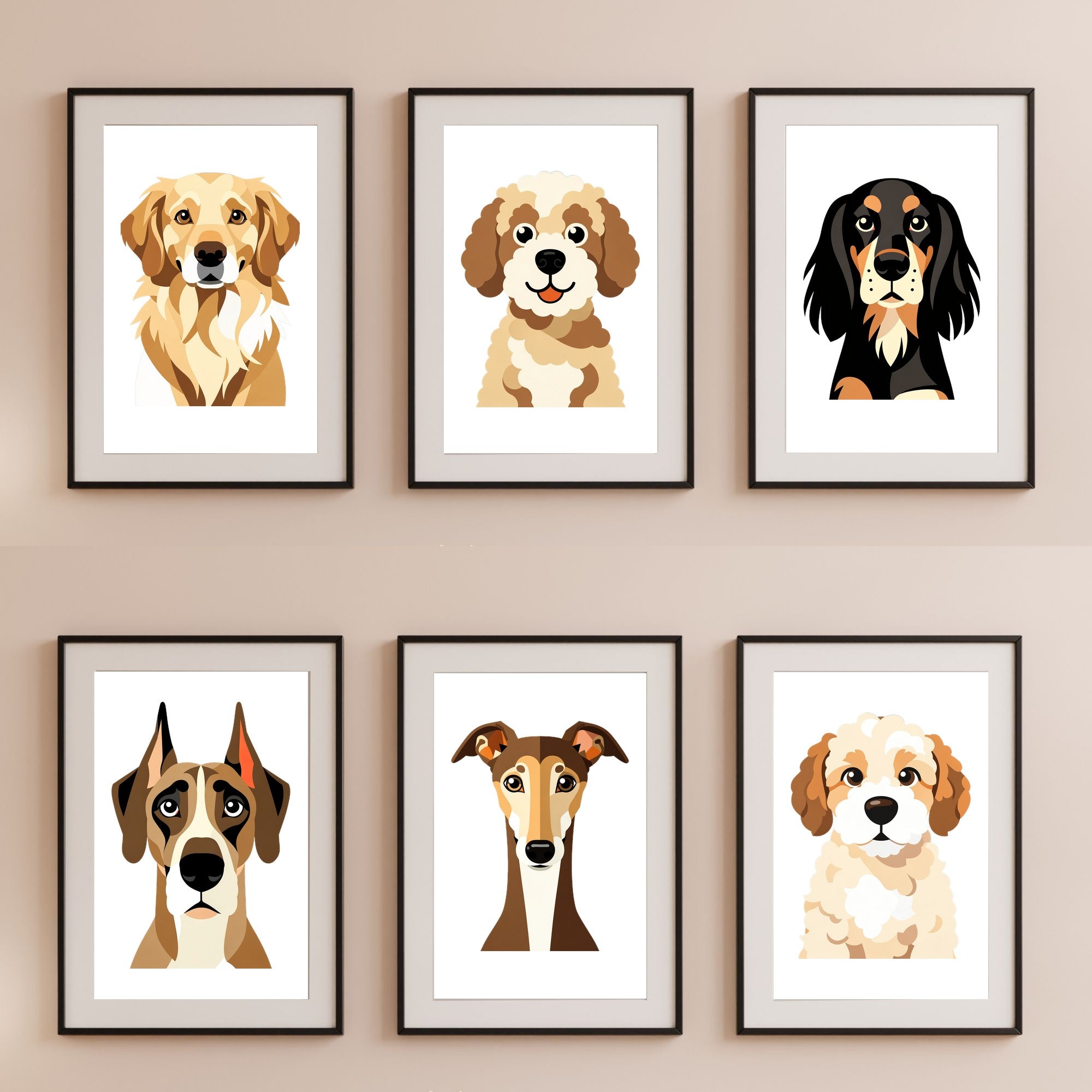 Bold Block Art Print - Framed Nursery Mockup