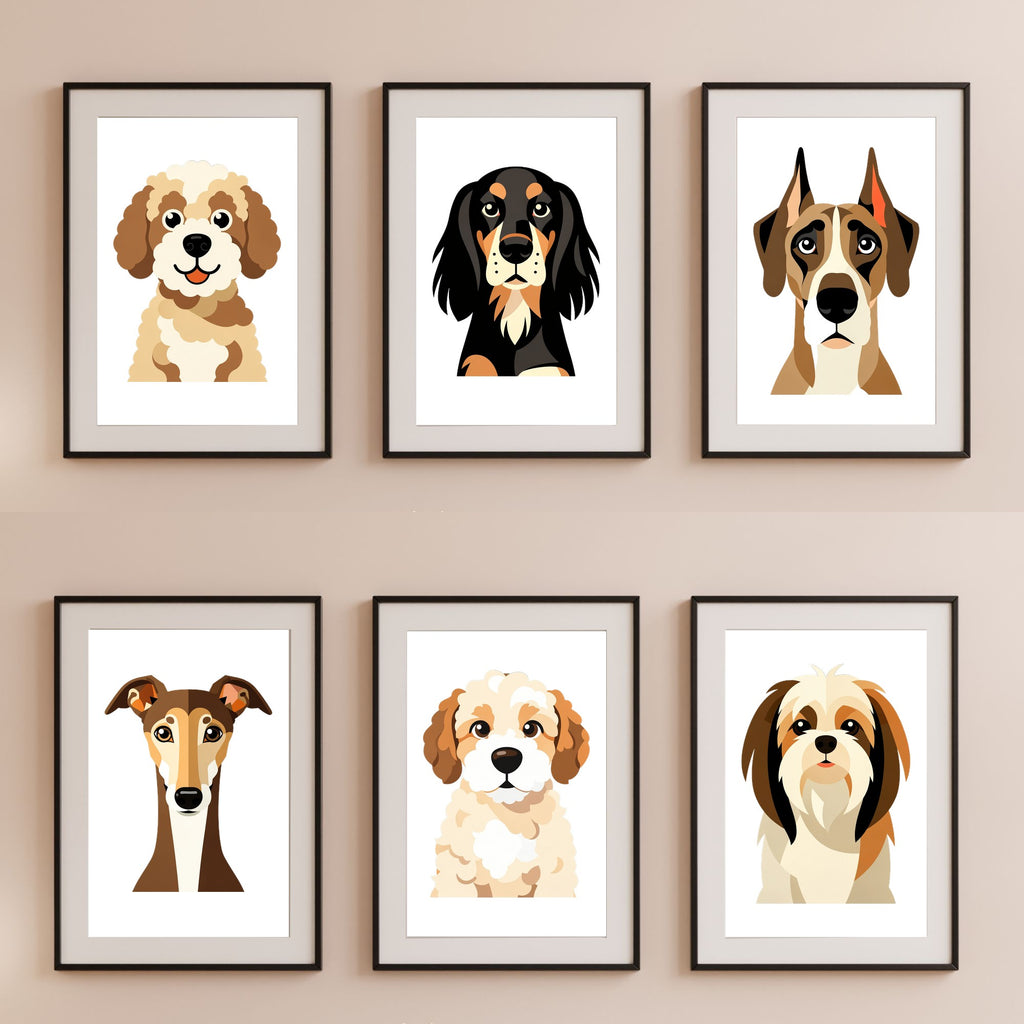 Bold Block Art Print - Framed Nursery Mockup