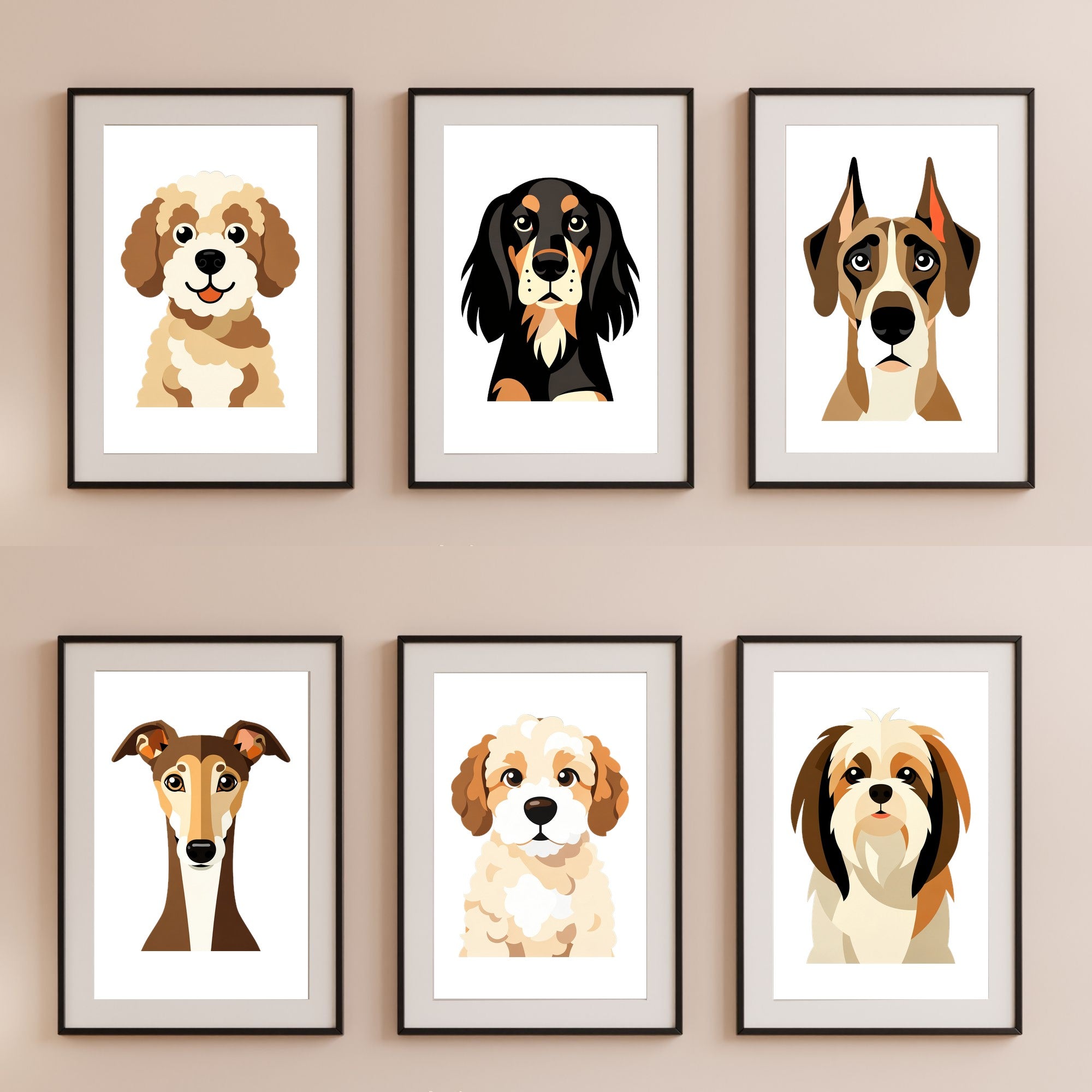 Bold Block Art Print - Framed Nursery Mockup