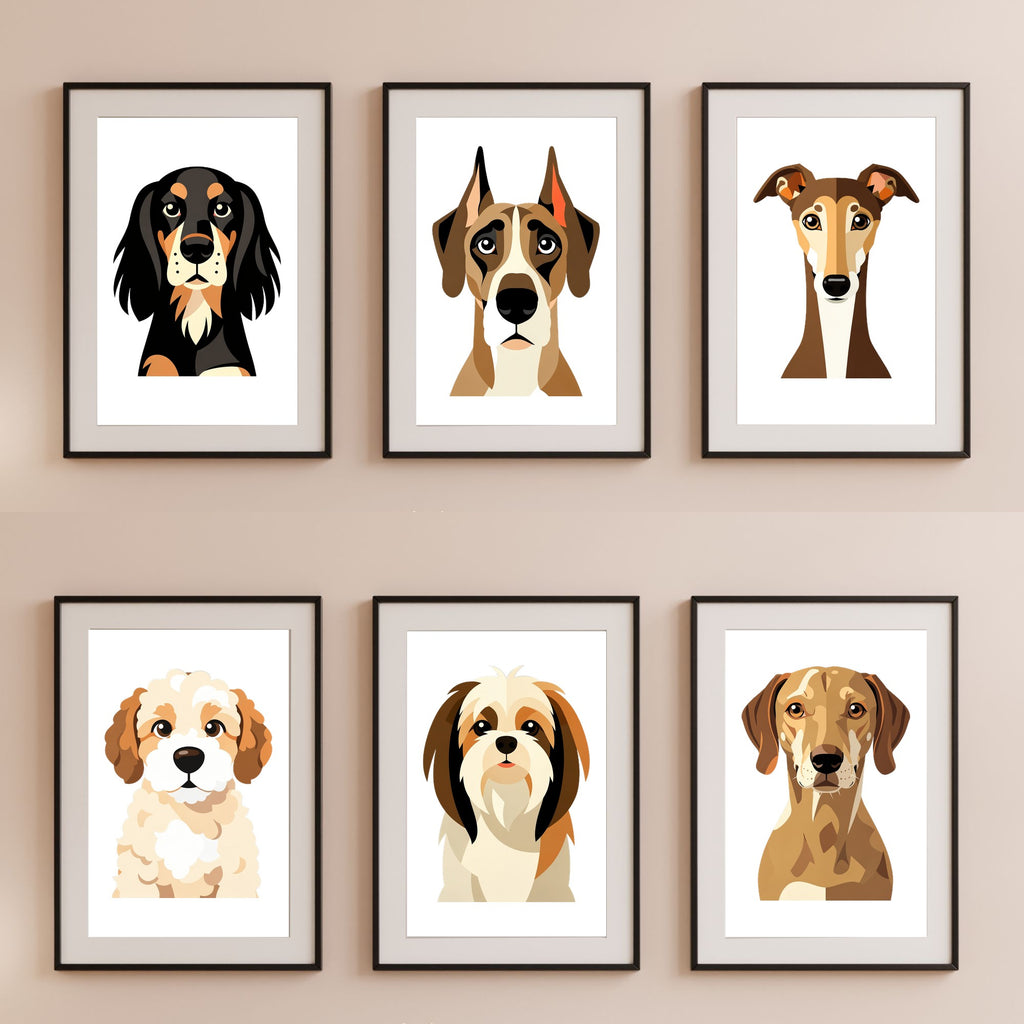 Bold Block Art Print - Framed Nursery Mockup