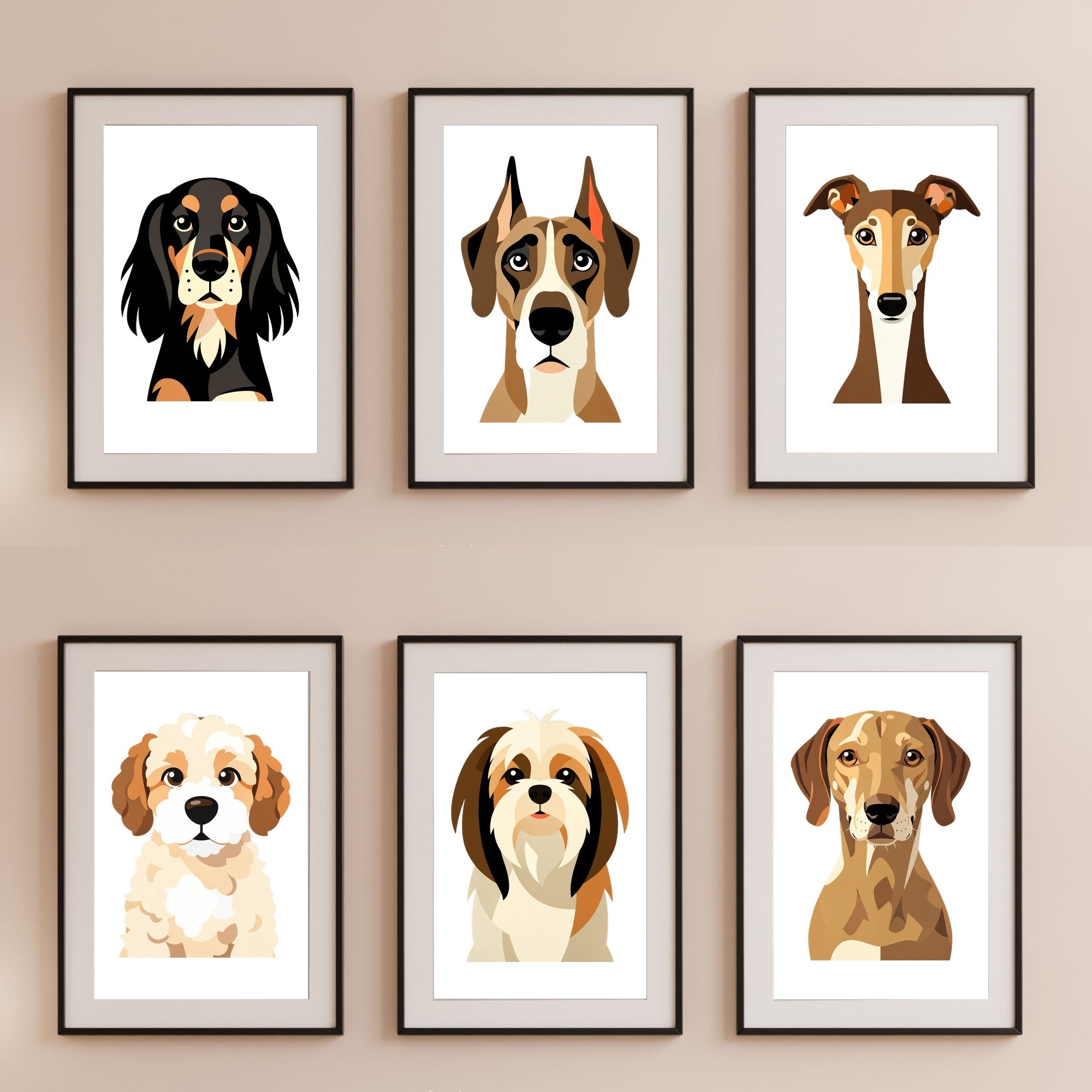 Bold Block Art Print - Framed Nursery Mockup