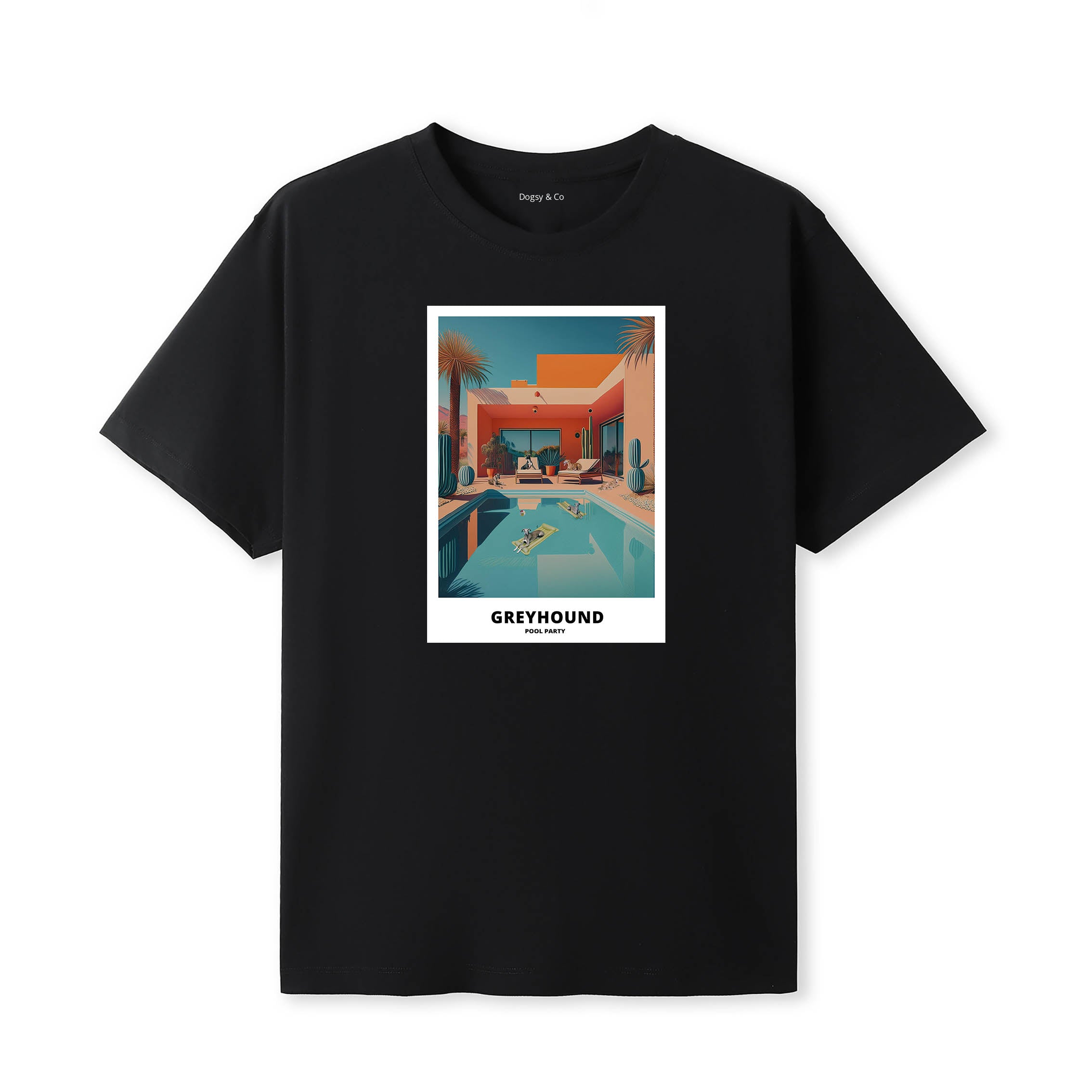 Greyhound Pool Party T-shirt