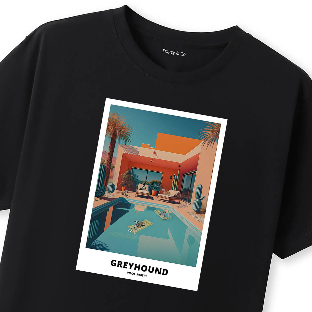 Greyhound Pool Party T-shirt