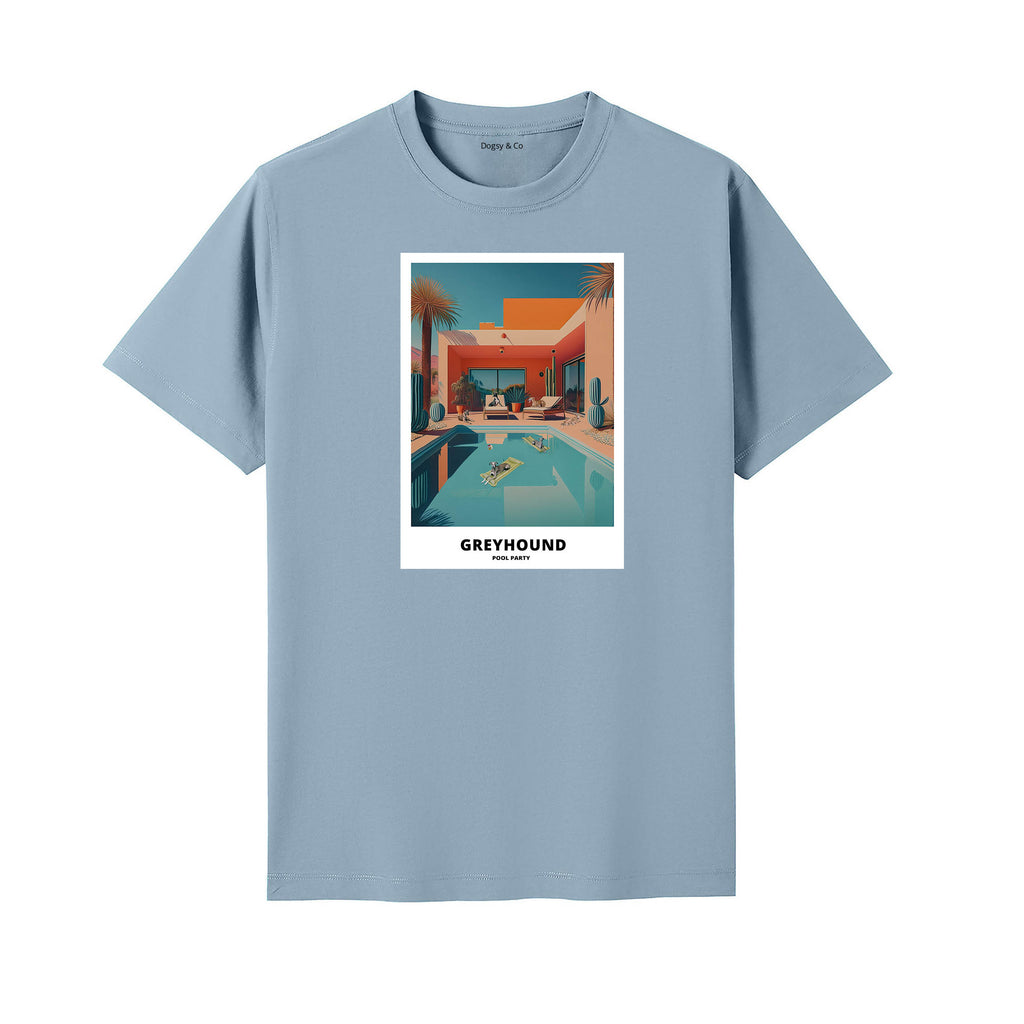 Greyhound Pool Party T-shirt