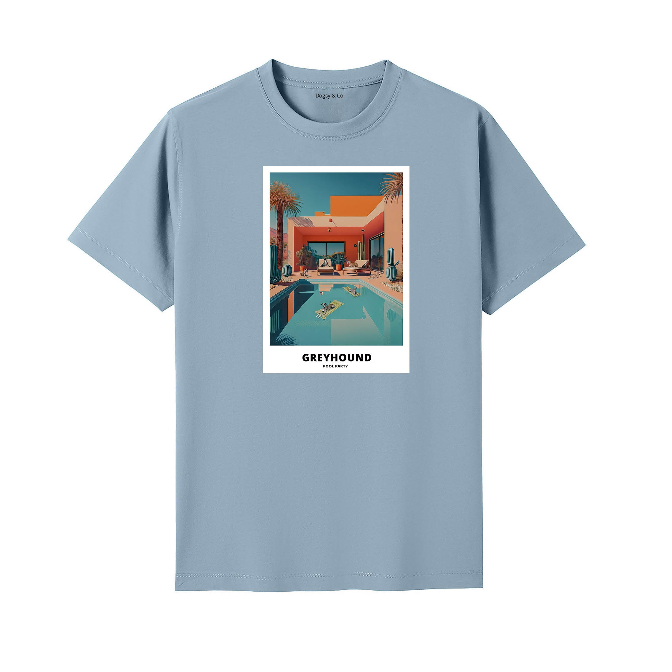 Greyhound Pool Party T-shirt