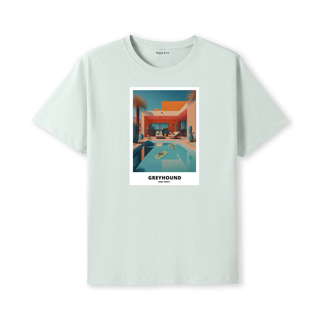 Greyhound Pool Party T-shirt