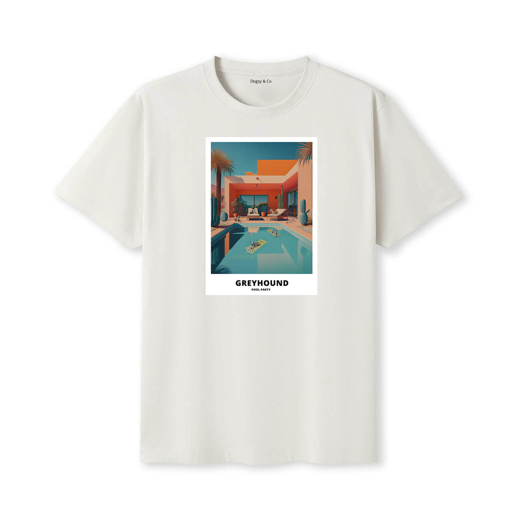 Greyhound Pool Party T-shirt