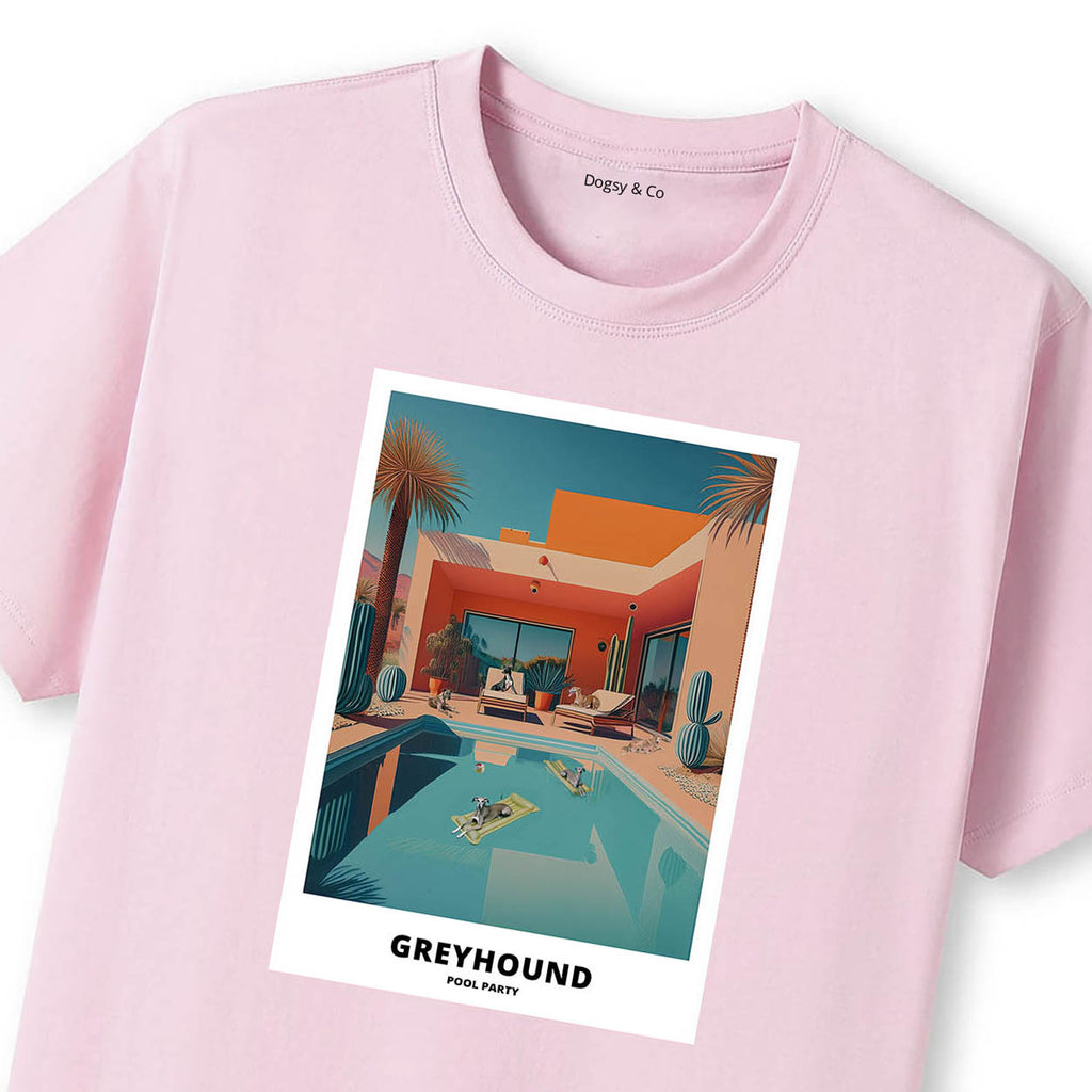 Greyhound Pool Party T-shirt