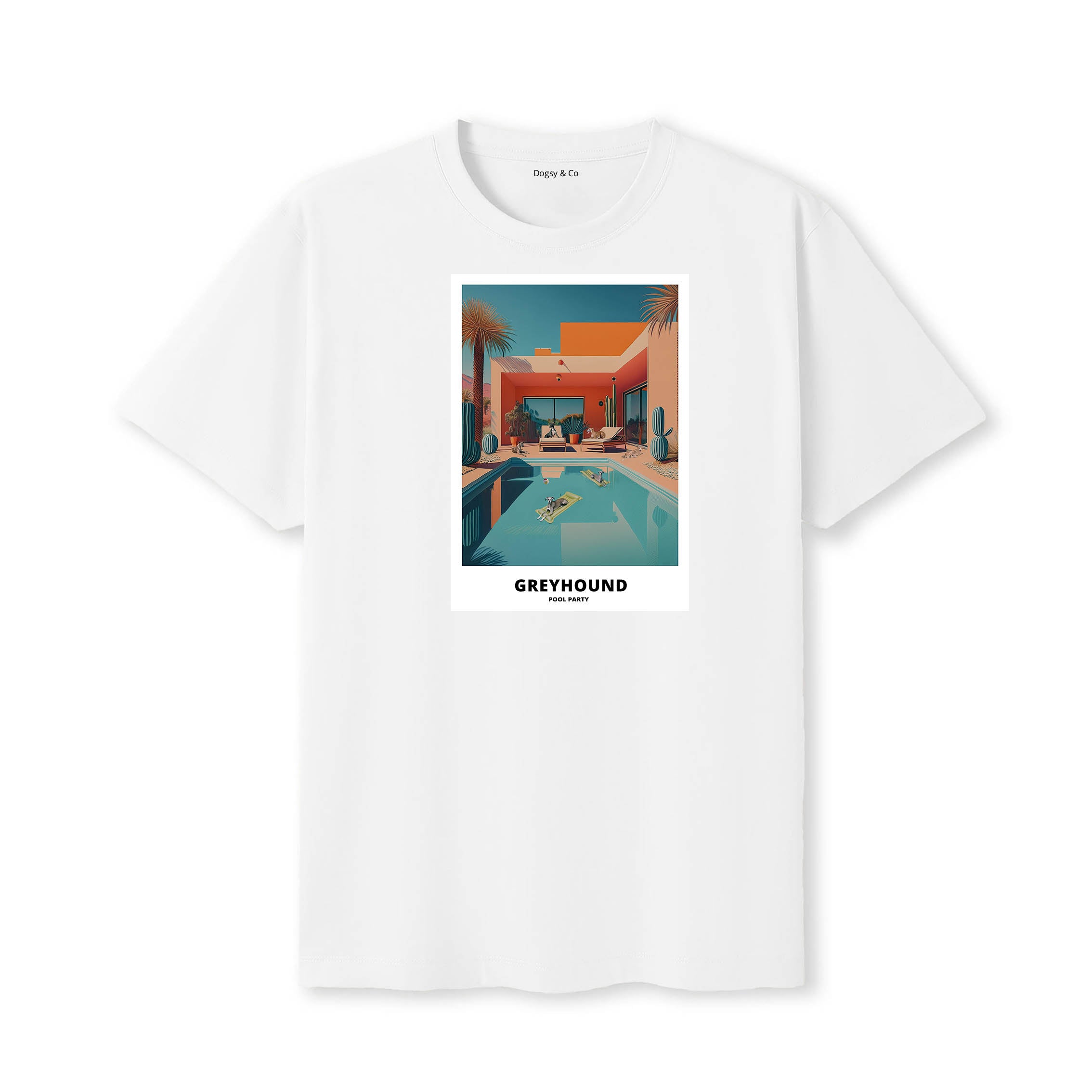 Greyhound Pool Party T-shirt