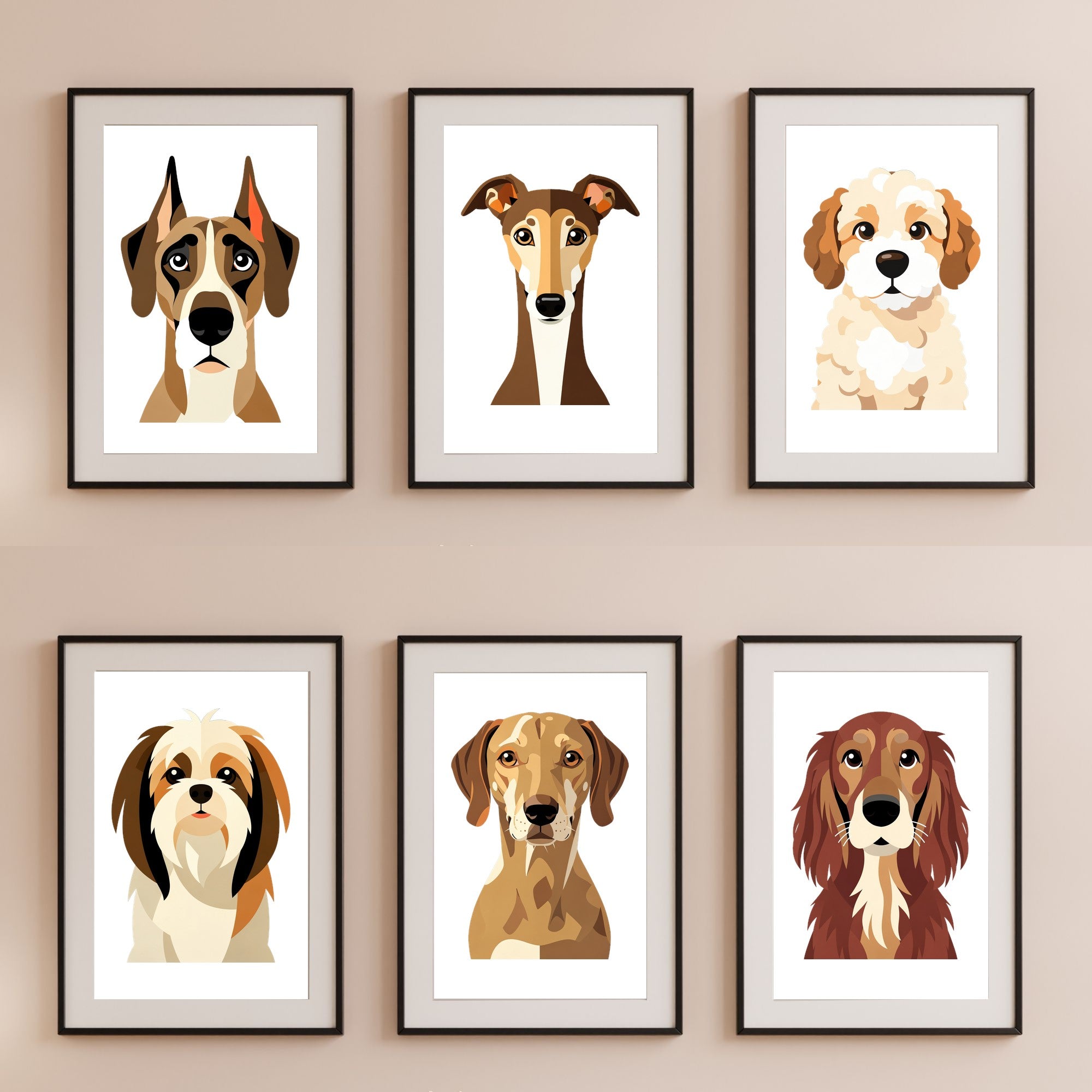 Bold Block Art Print - Framed Nursery Mockup