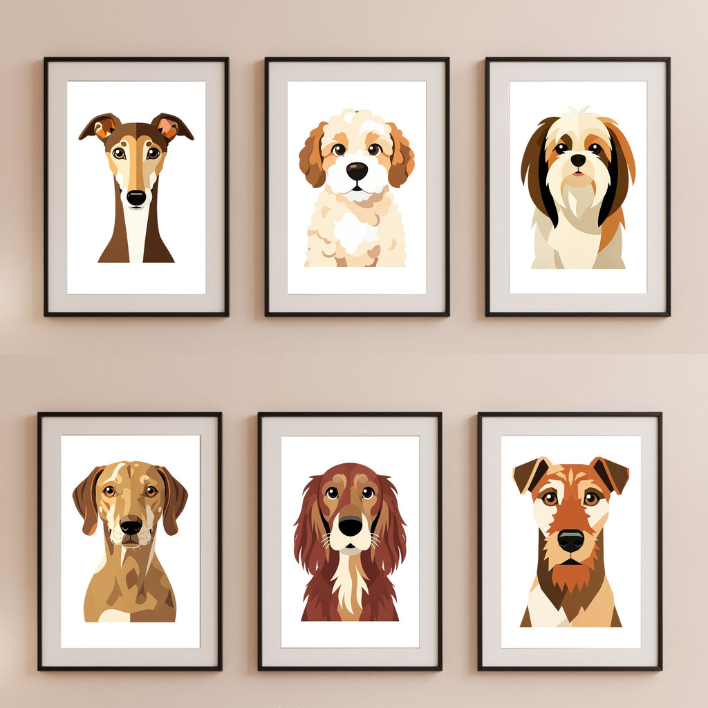 Bold Block Art Print - Framed Nursery Mockup
