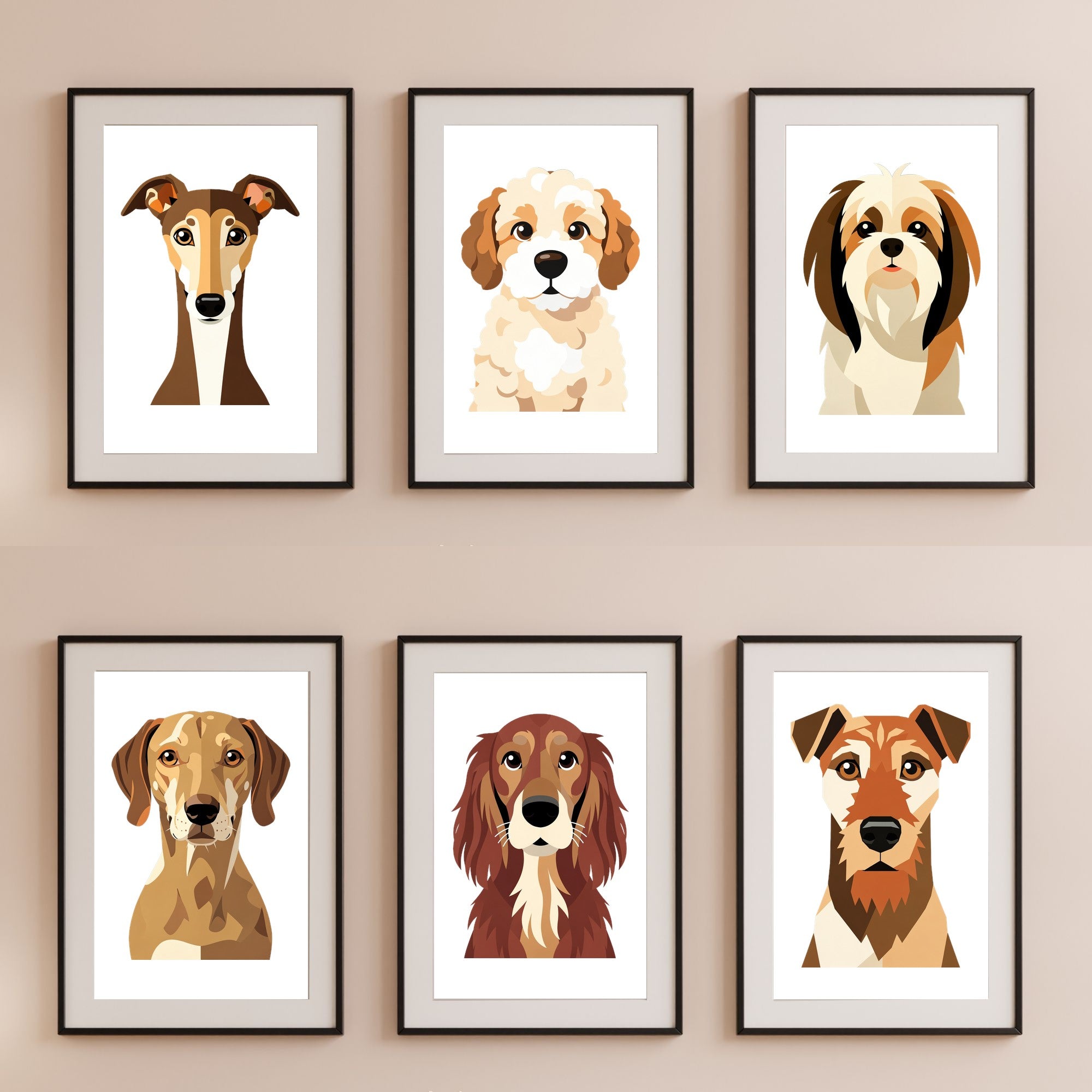 Bold Block Art Print - Framed Nursery Mockup