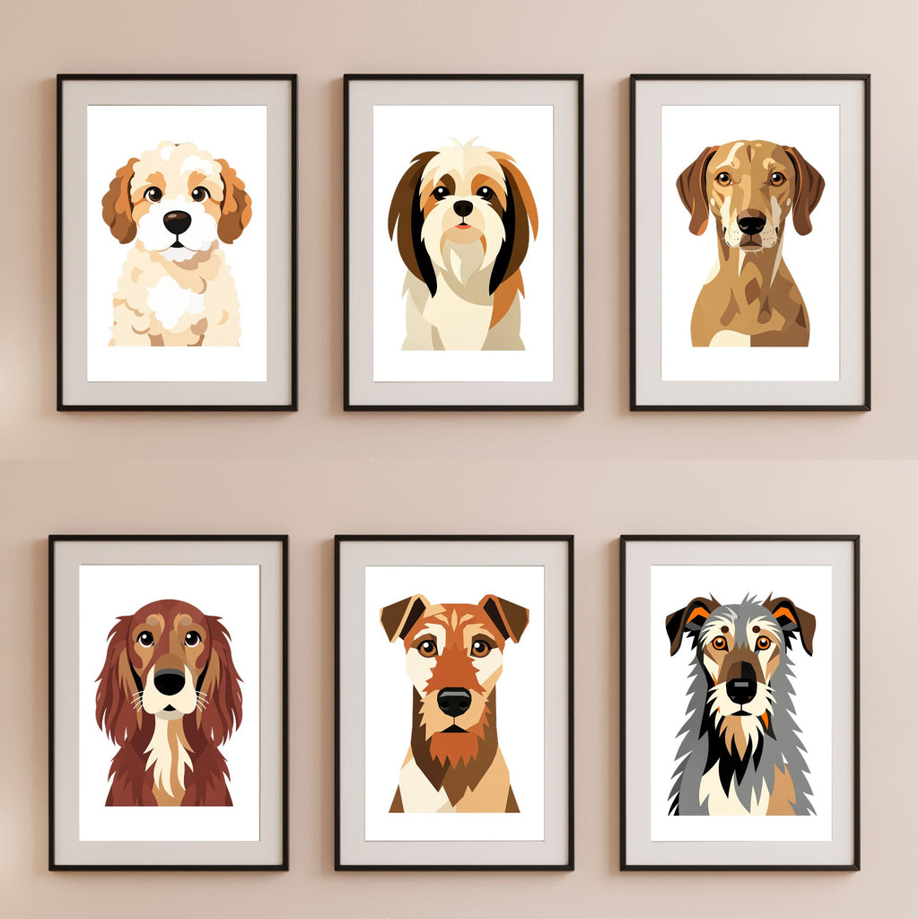 Bold Block Art Print - Framed Nursery Mockup