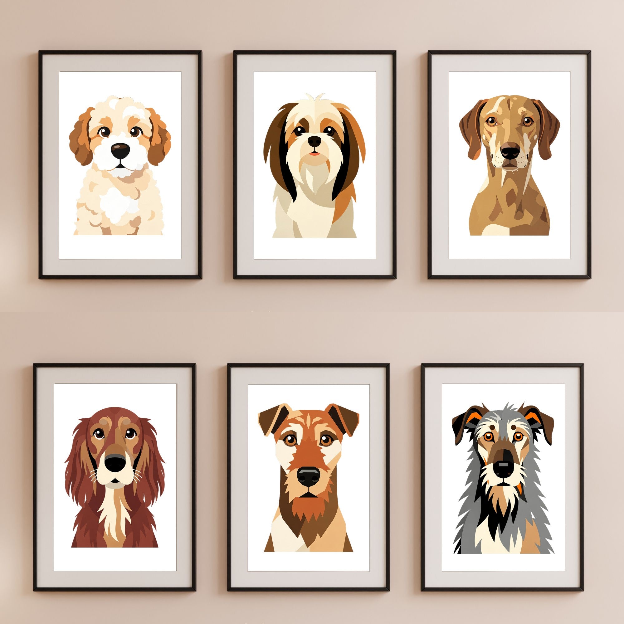 Bold Block Art Print - Framed Nursery Mockup