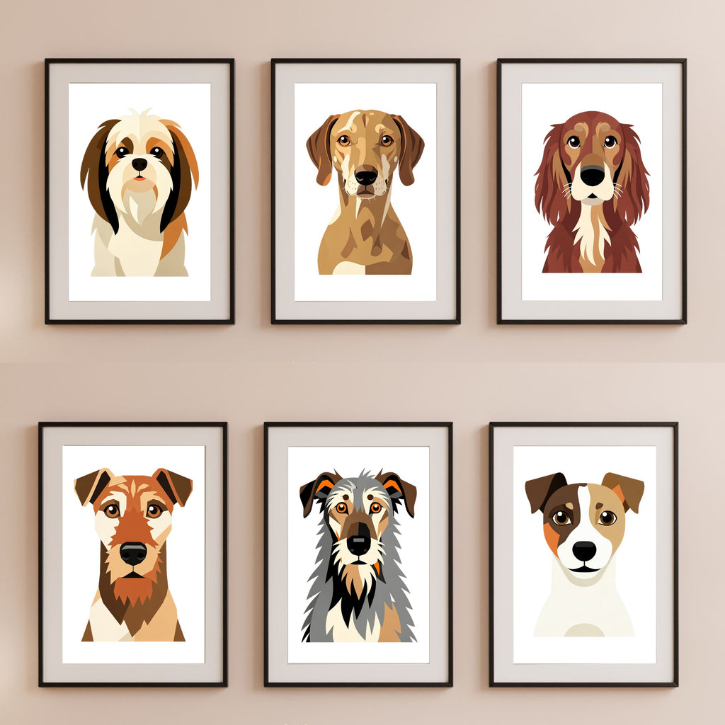 Bold Block Art Print - Framed Nursery Mockup