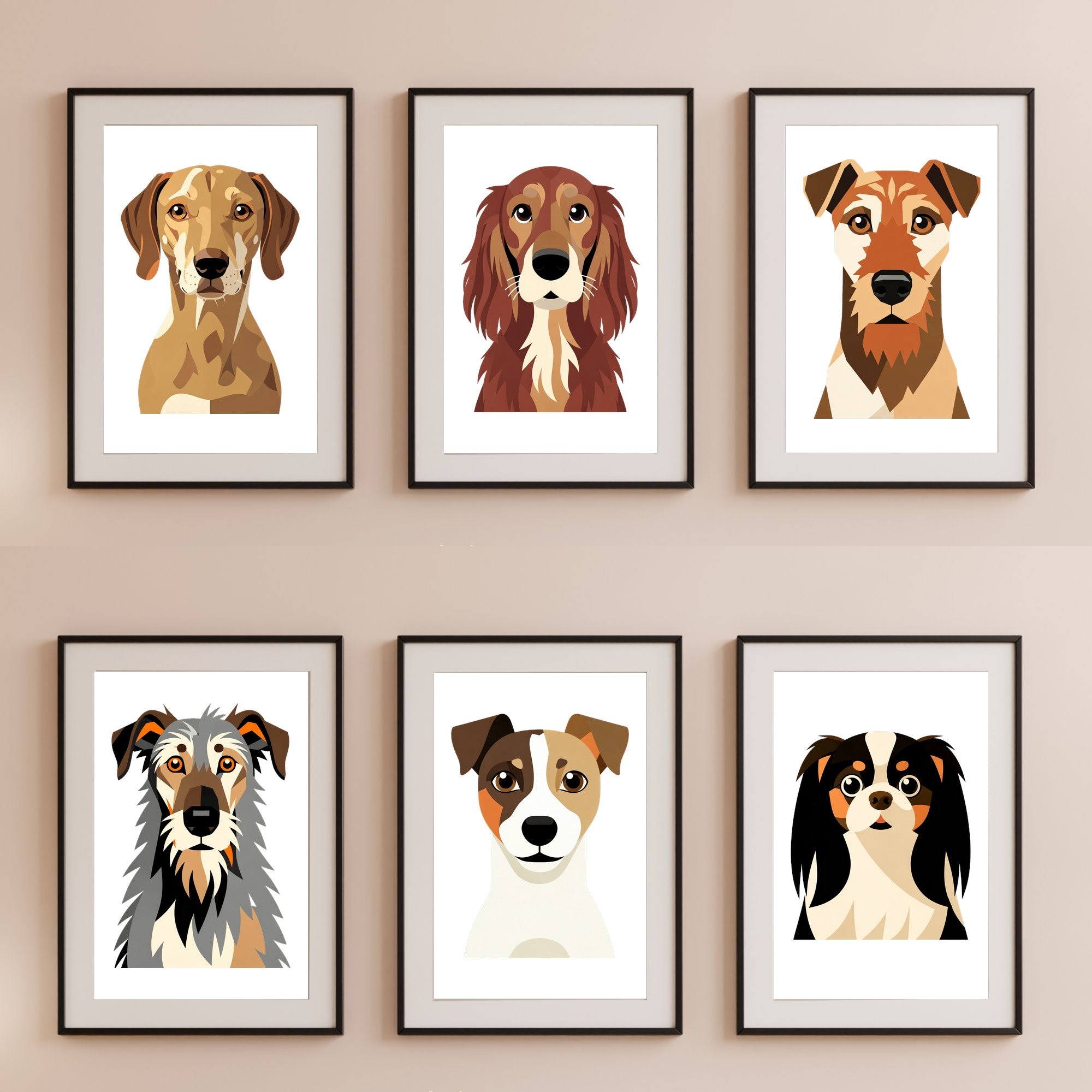 Bold Block Art Print - Framed Nursery Mockup