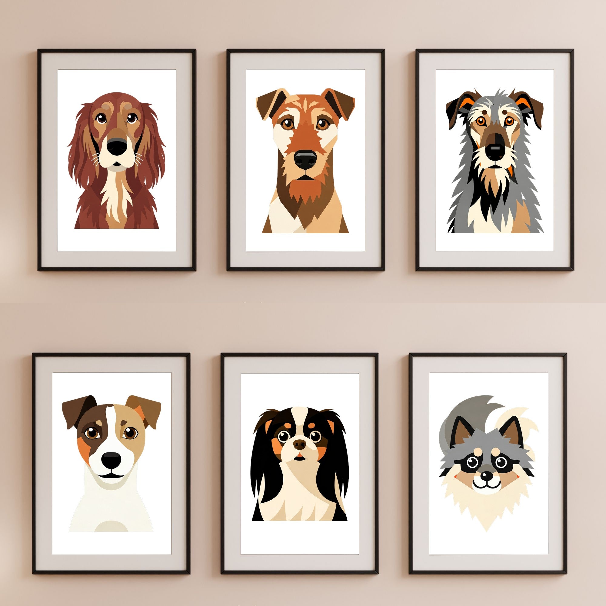 Bold Block Art Print - Framed Nursery Mockup