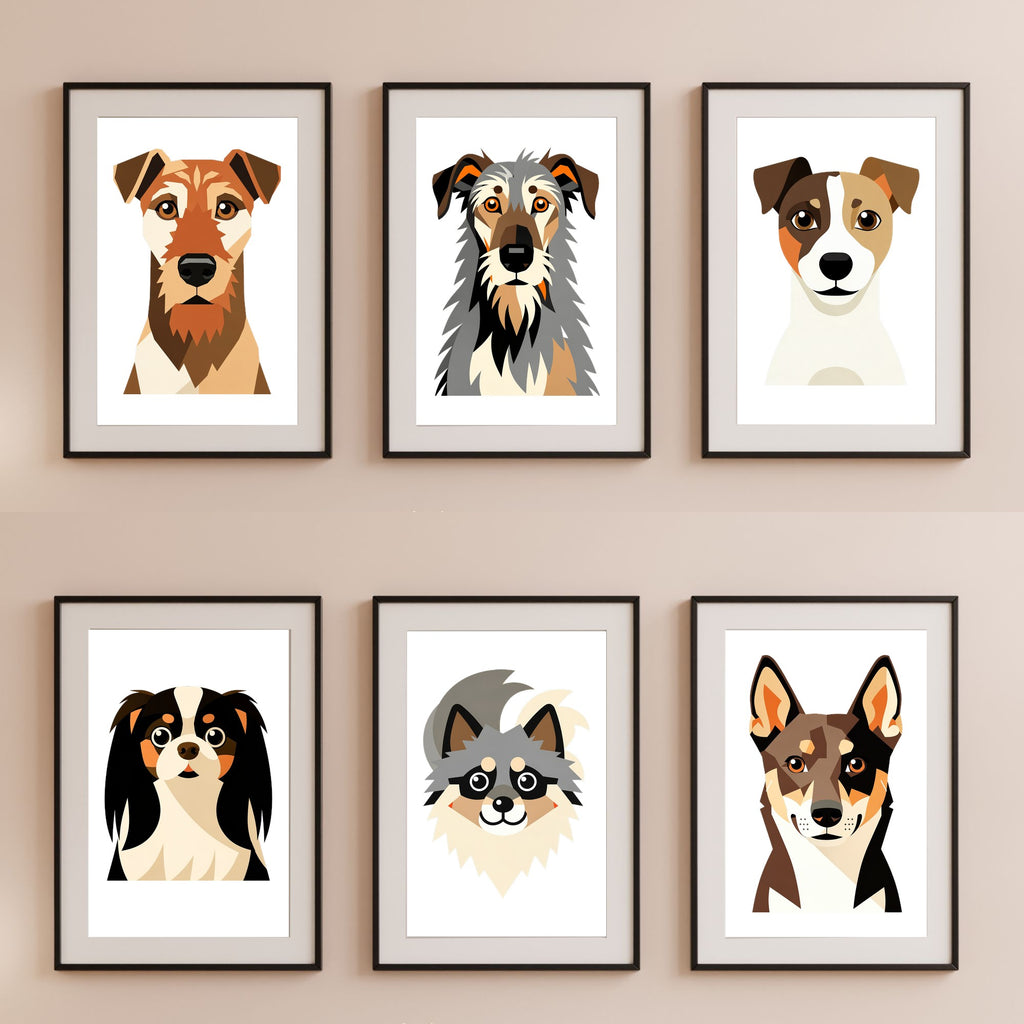 Bold Block Art Print - Framed Nursery Mockup