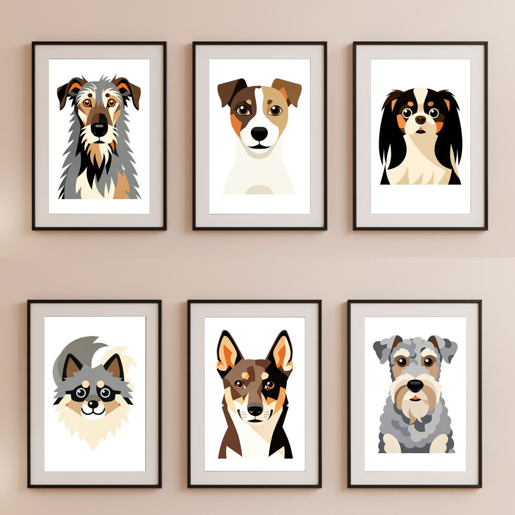 Bold Block Art Print - Framed Nursery Mockup