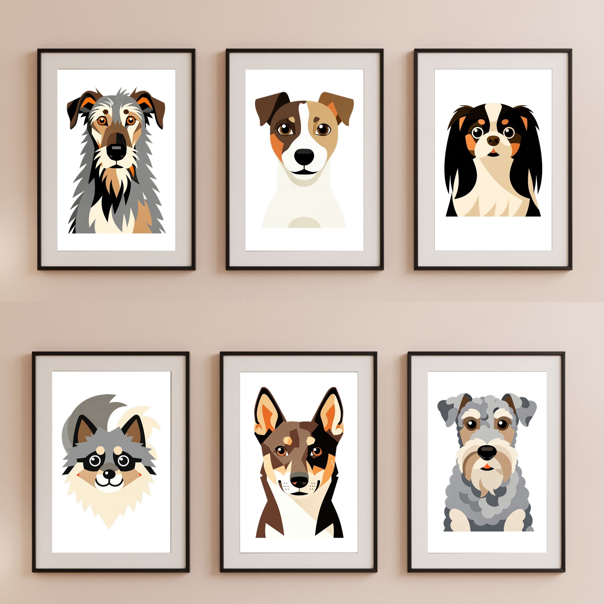 Bold Block Art Print - Framed Nursery Mockup