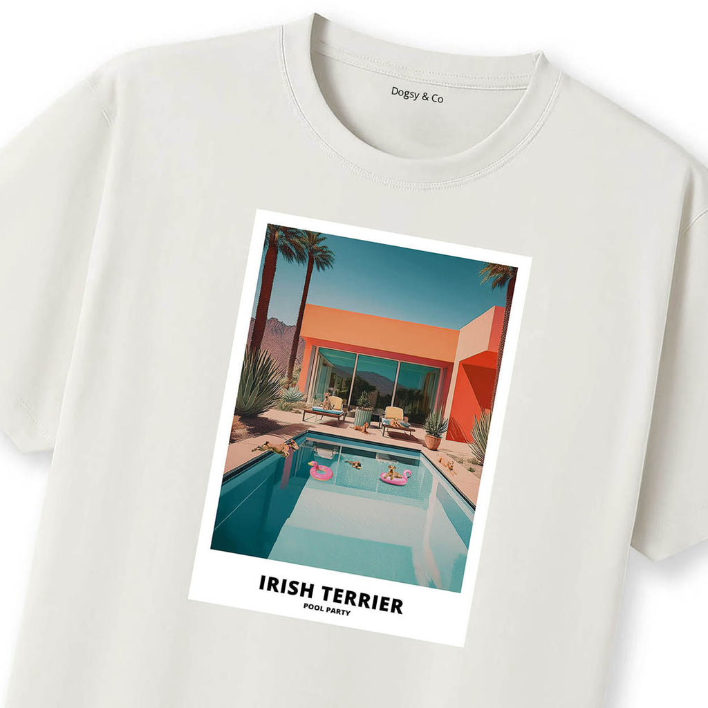 Irish Terrier Pool Party T-shirt
