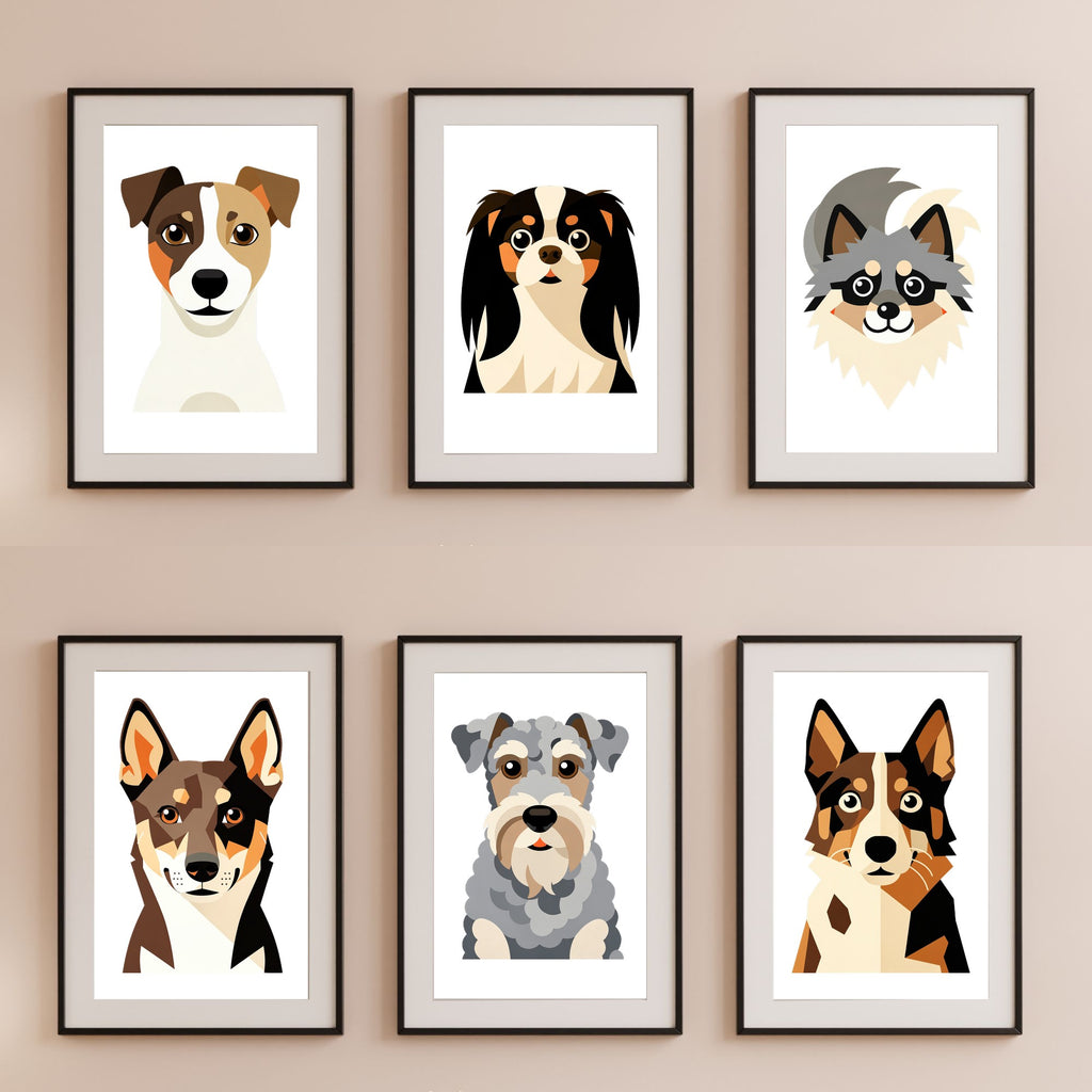 Bold Block Art Print - Framed Nursery Mockup