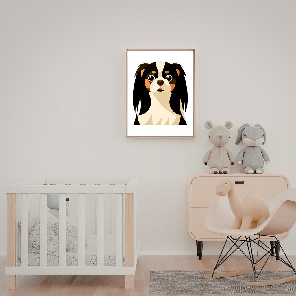 Bold Block Art Print - Framed Nursery Mockup
