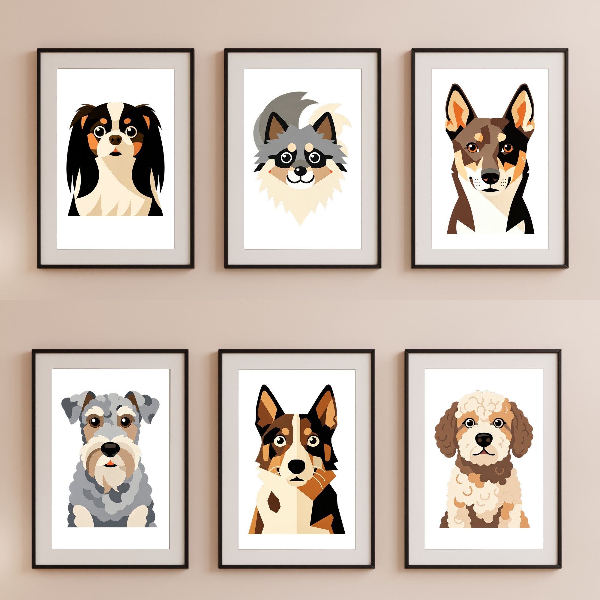 Bold Block Art Print - Framed Nursery Mockup